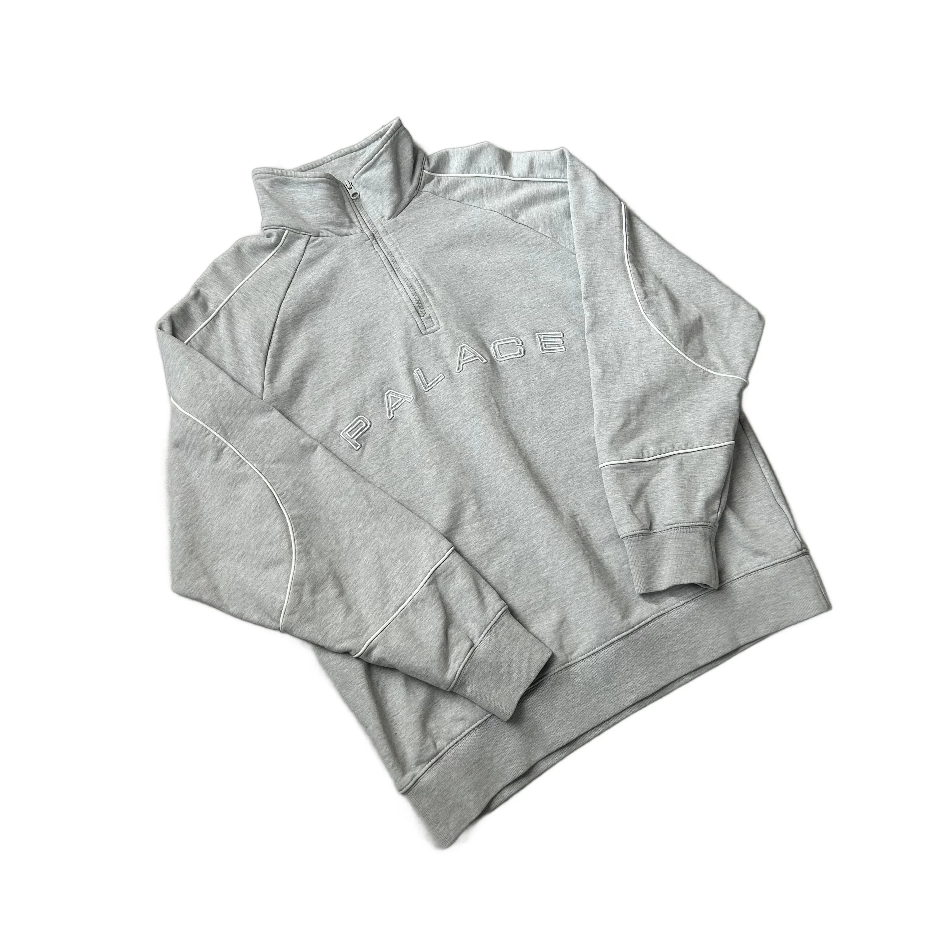 Grey Palace 1/4 Zip Sweatshirt - XL