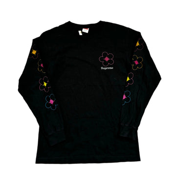 Black Supreme Long Sleeve Tee - M