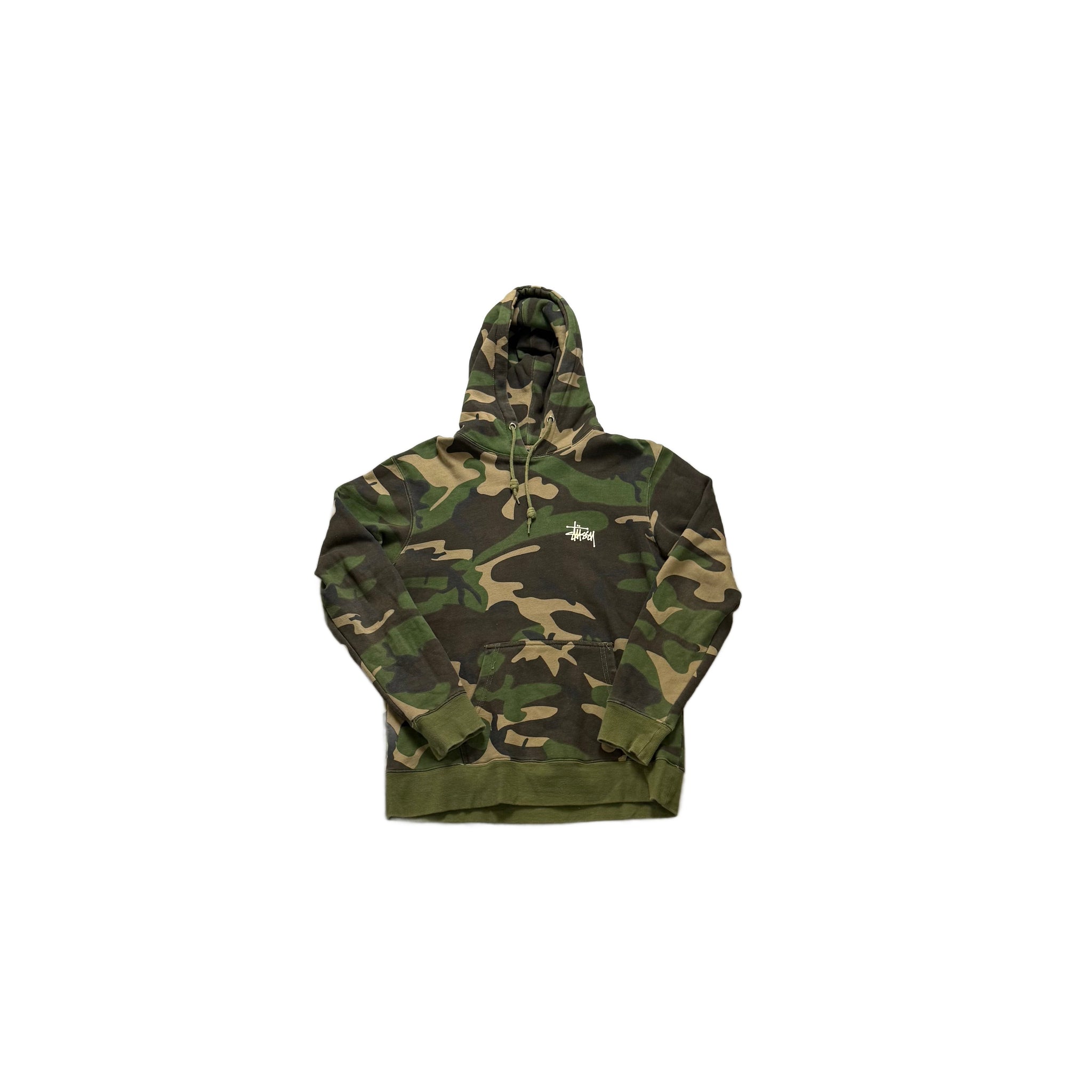 Camo Stussy Hoodie - S