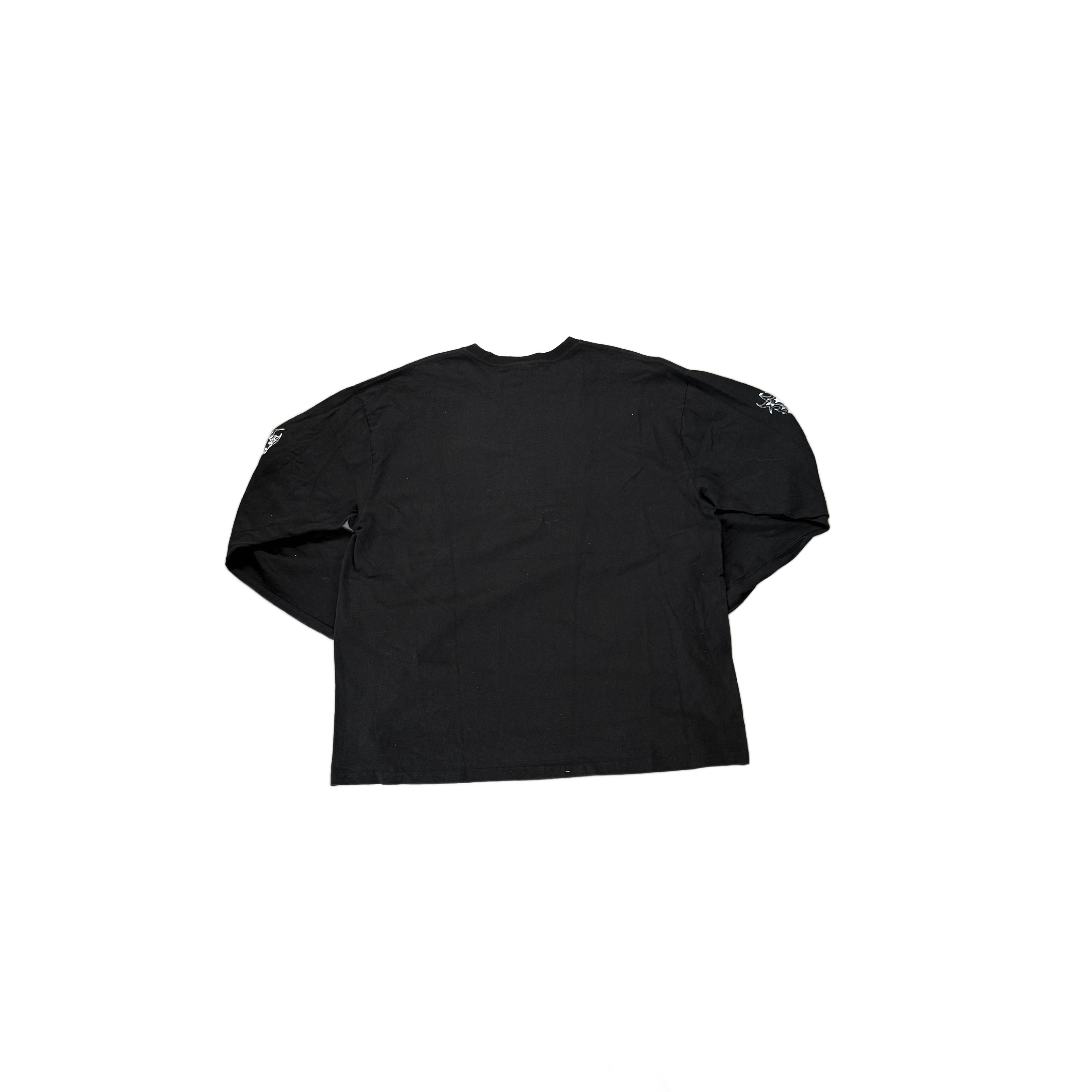Black Stussy Long Sleeve Tee - XL