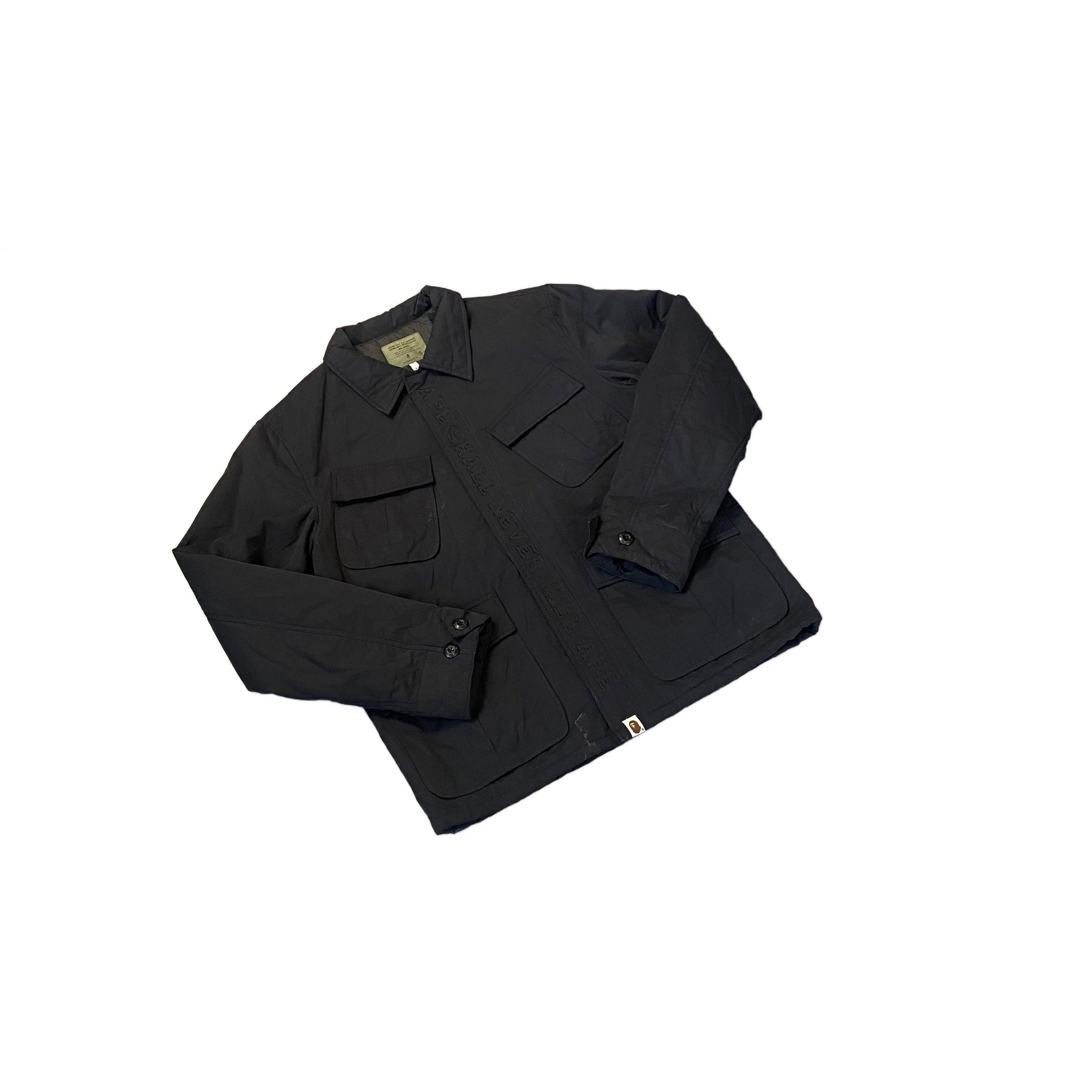 Black A Bathing Ape (BAPE) Jacket - L