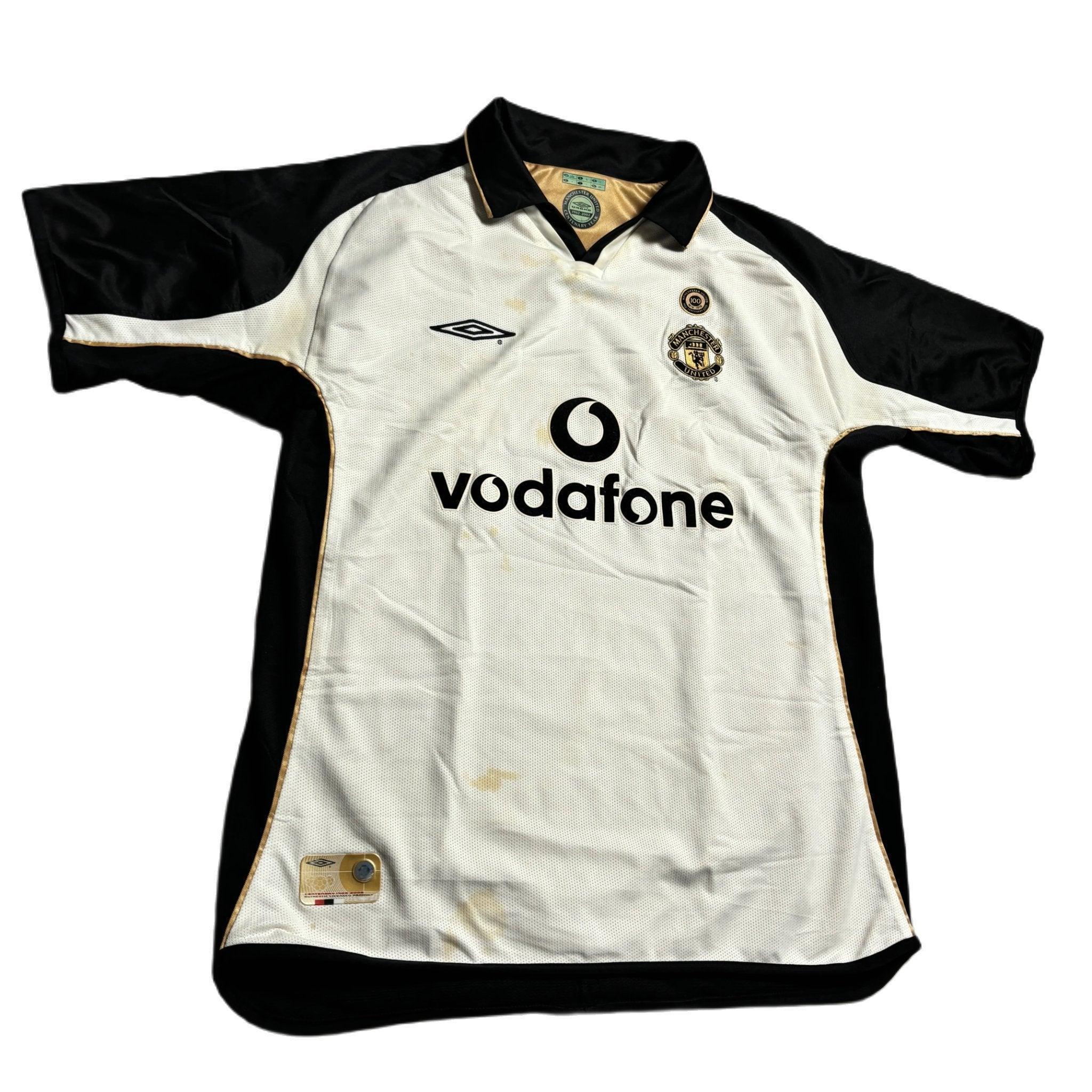2001 - 02 Manchester United Centenary Shirt - L