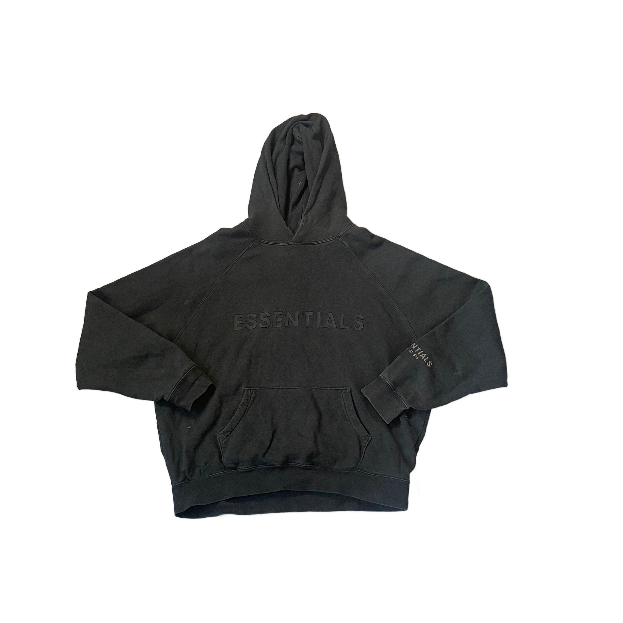 Black Fear of God Essentials Hoodie - M