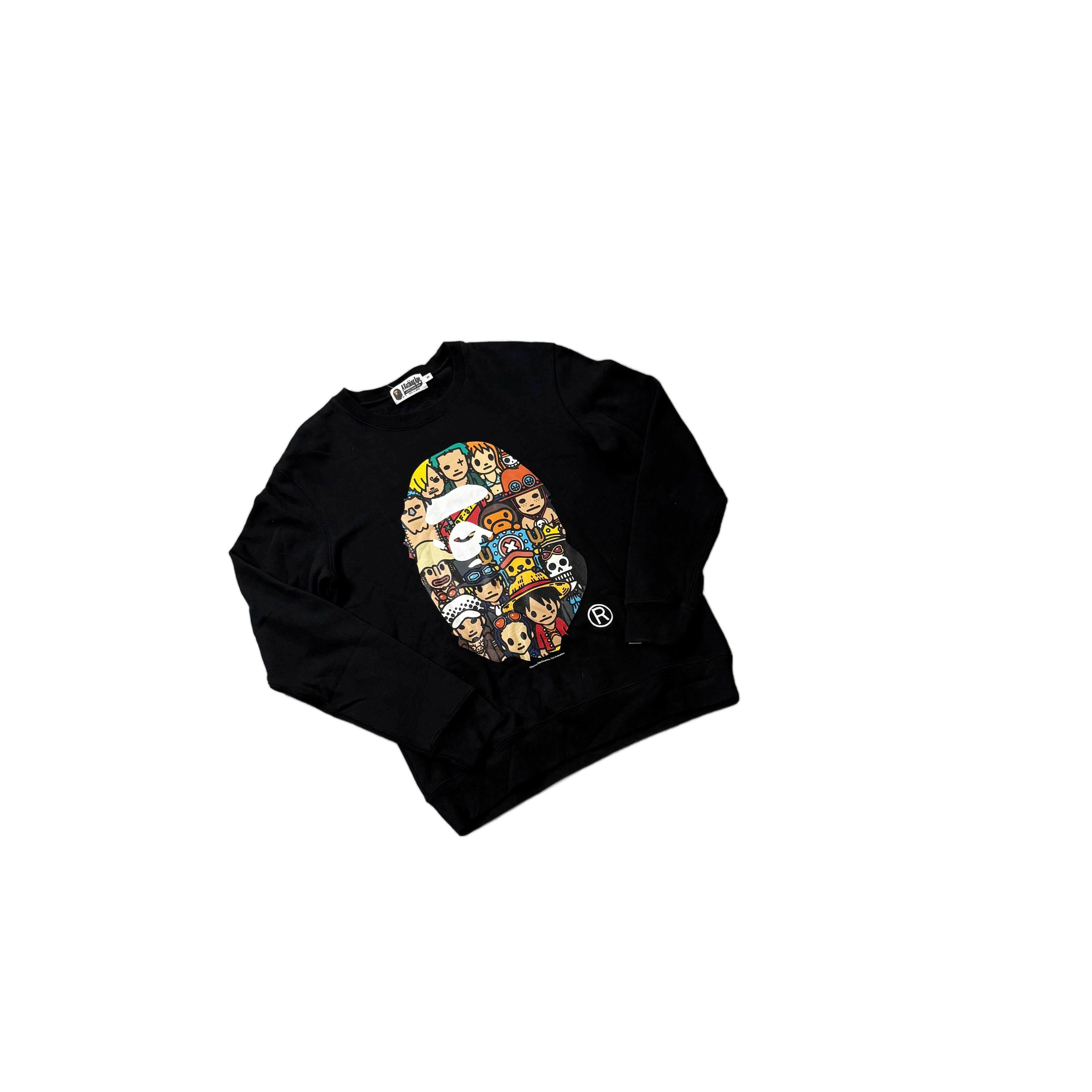 Black A Bathing Ape (BAPE) x One Piece Sweatshirt - M