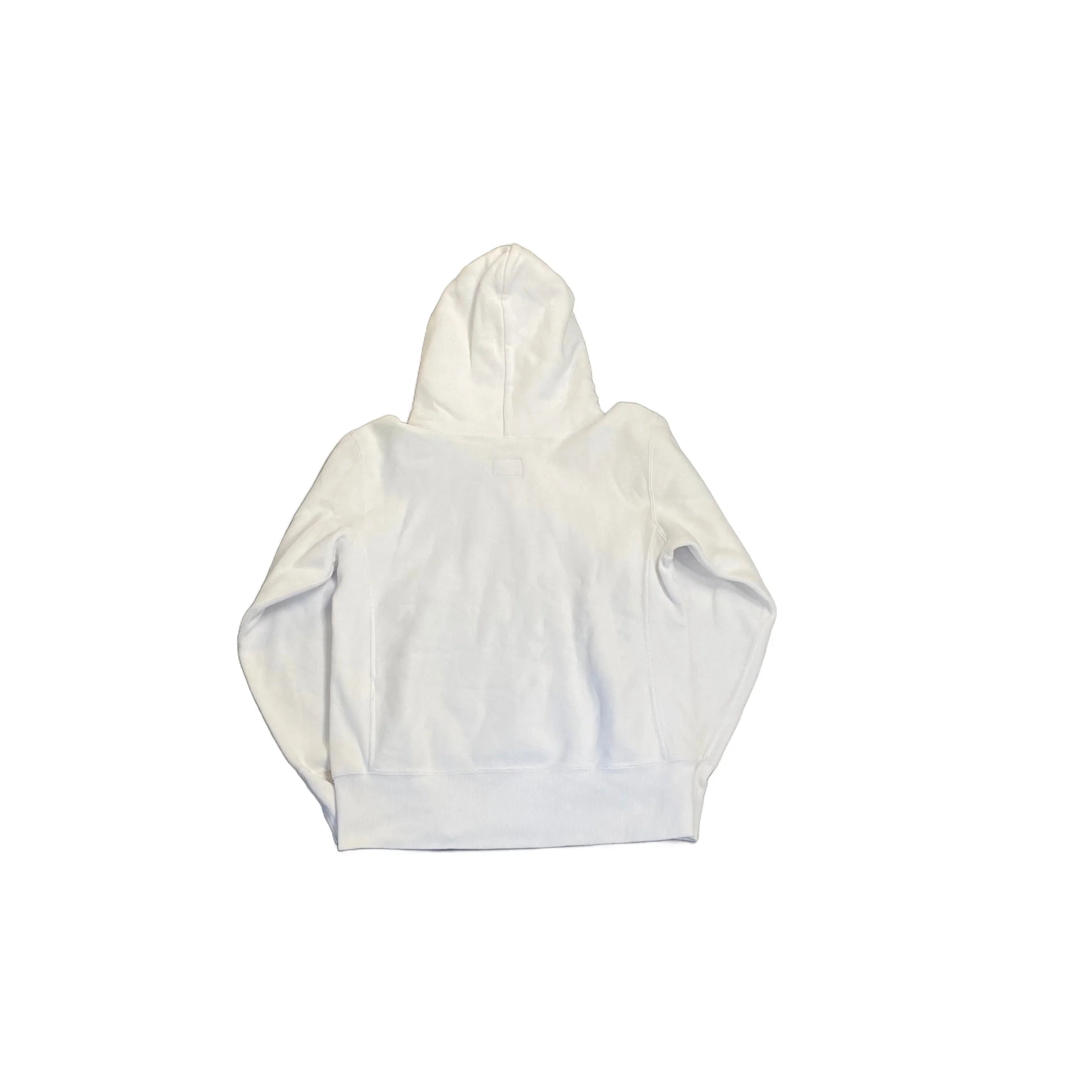 White Stussy Sport Hoodie - S