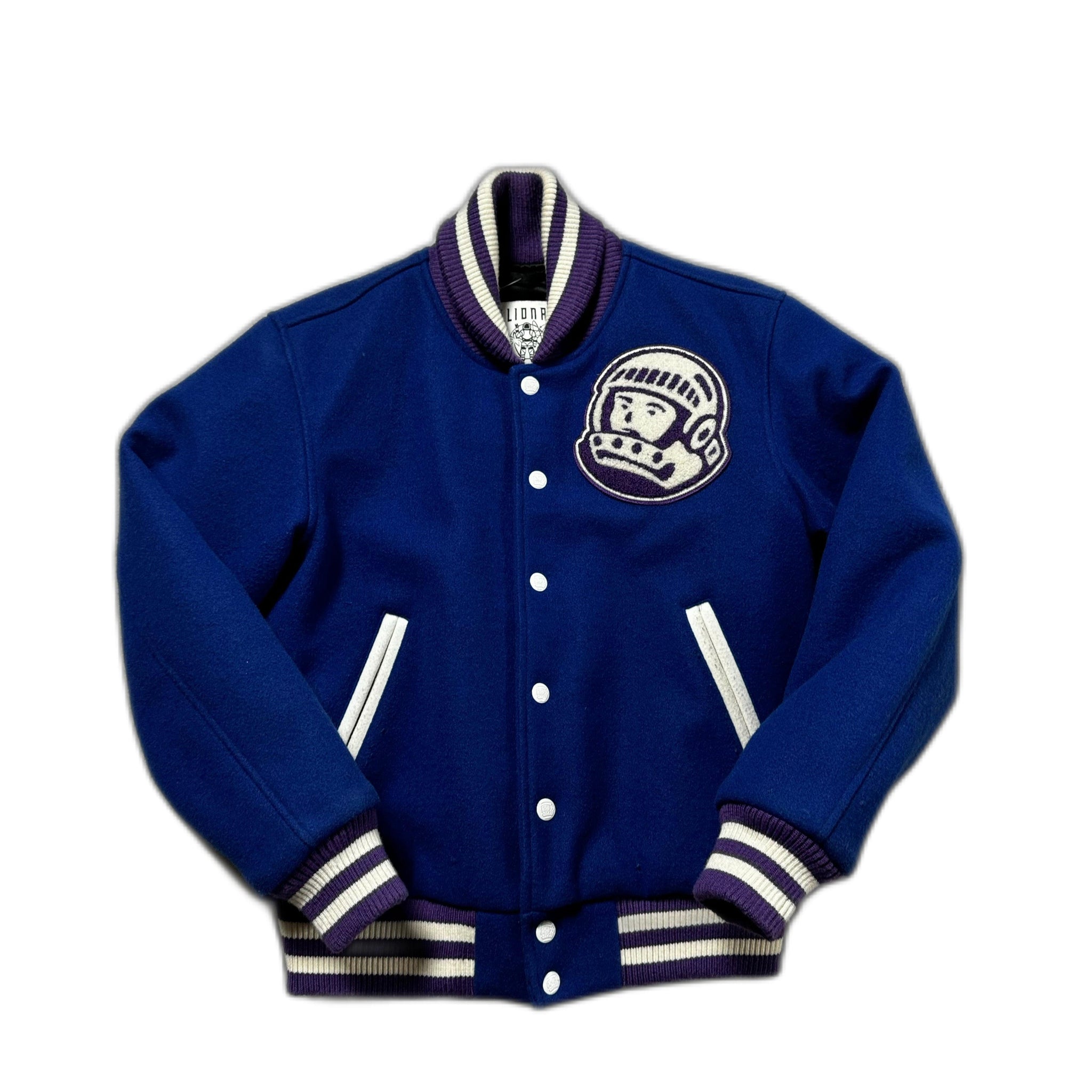 Blue Billionaire Boys Club Varsity Jacket - S