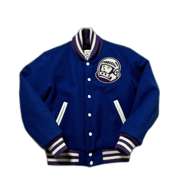 Blue Billionaire Boys Club Varsity Jacket - S