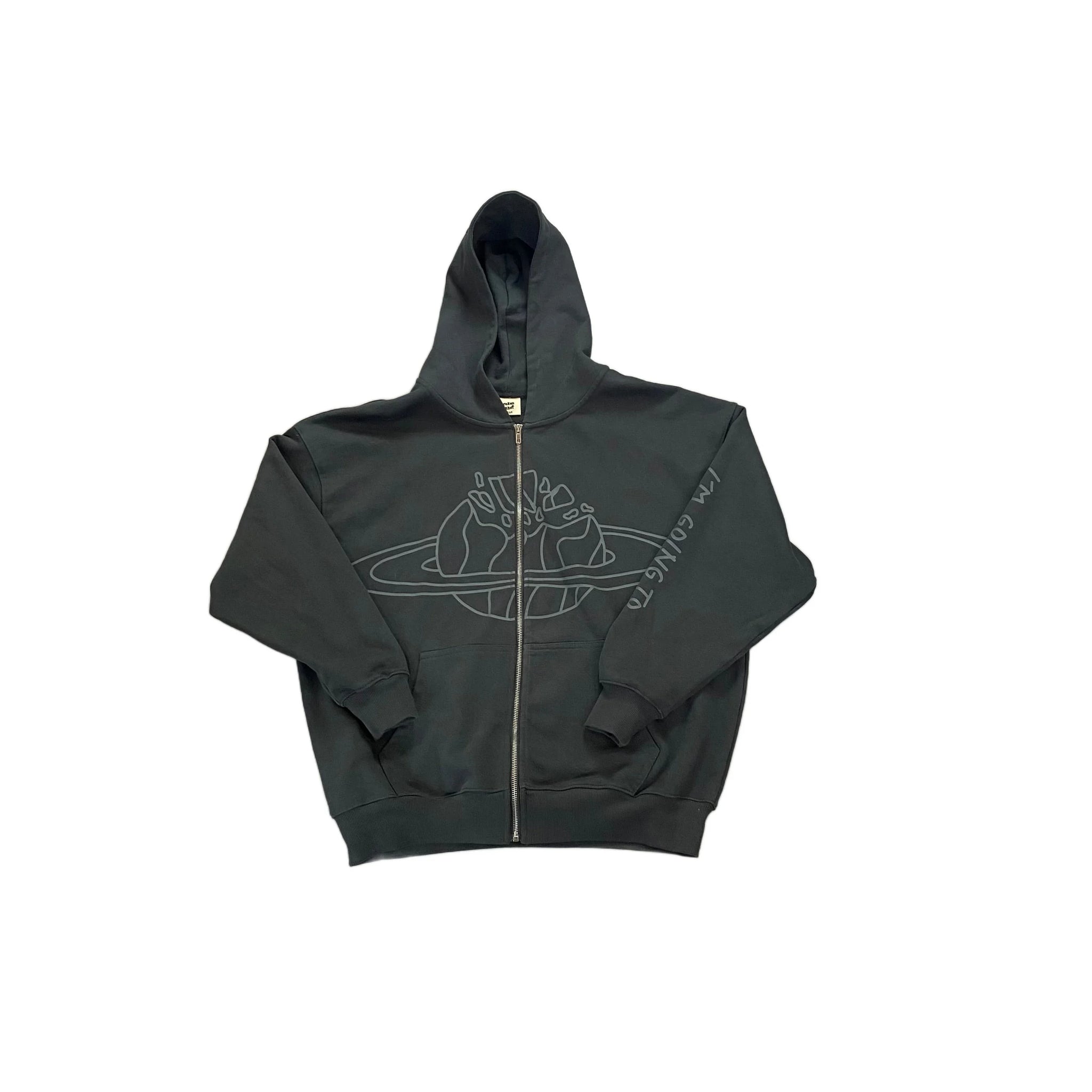 Broken Planet Market (BPM) Zip Up Hoodie - L