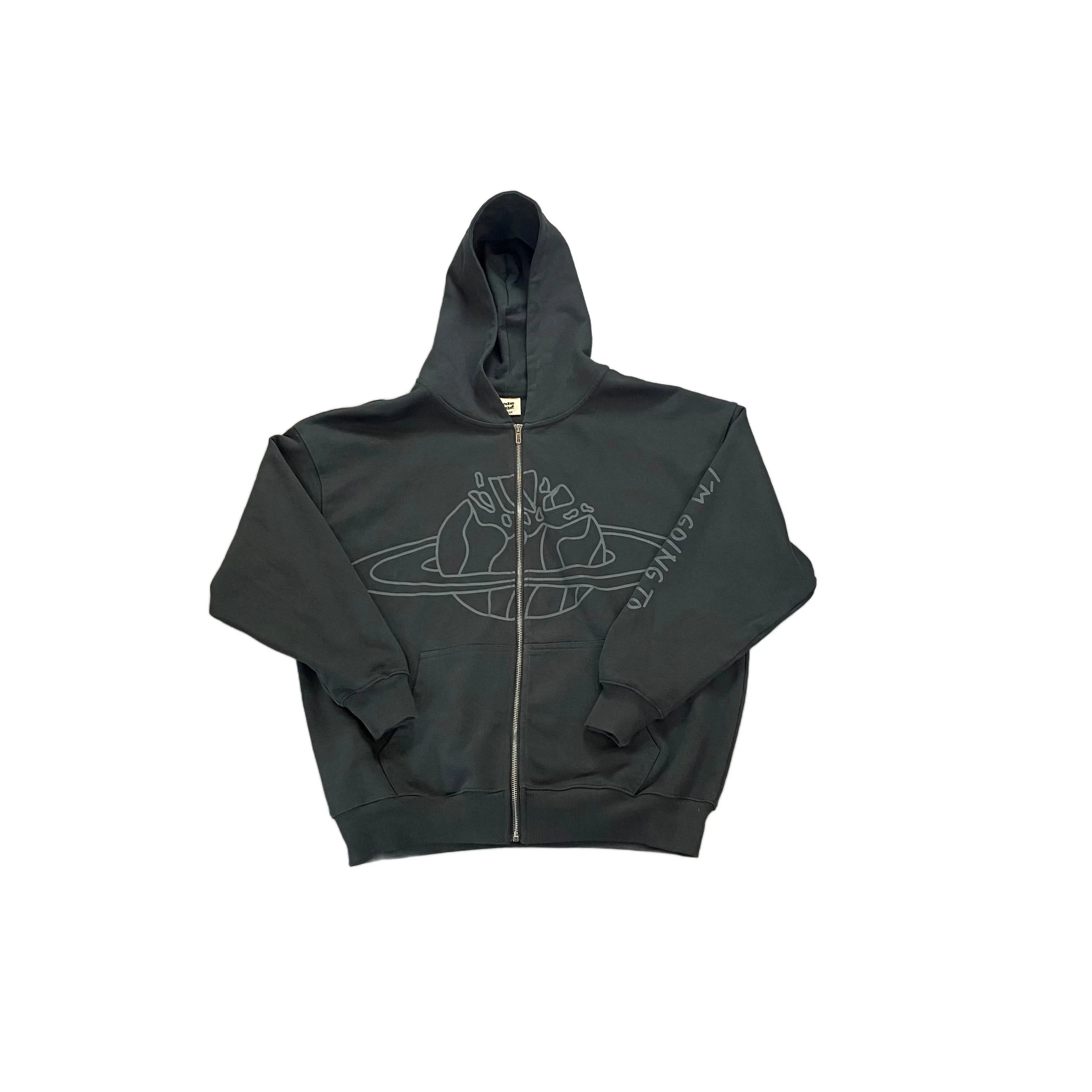 Broken Planet Market (BPM) Zip Up Hoodie - L