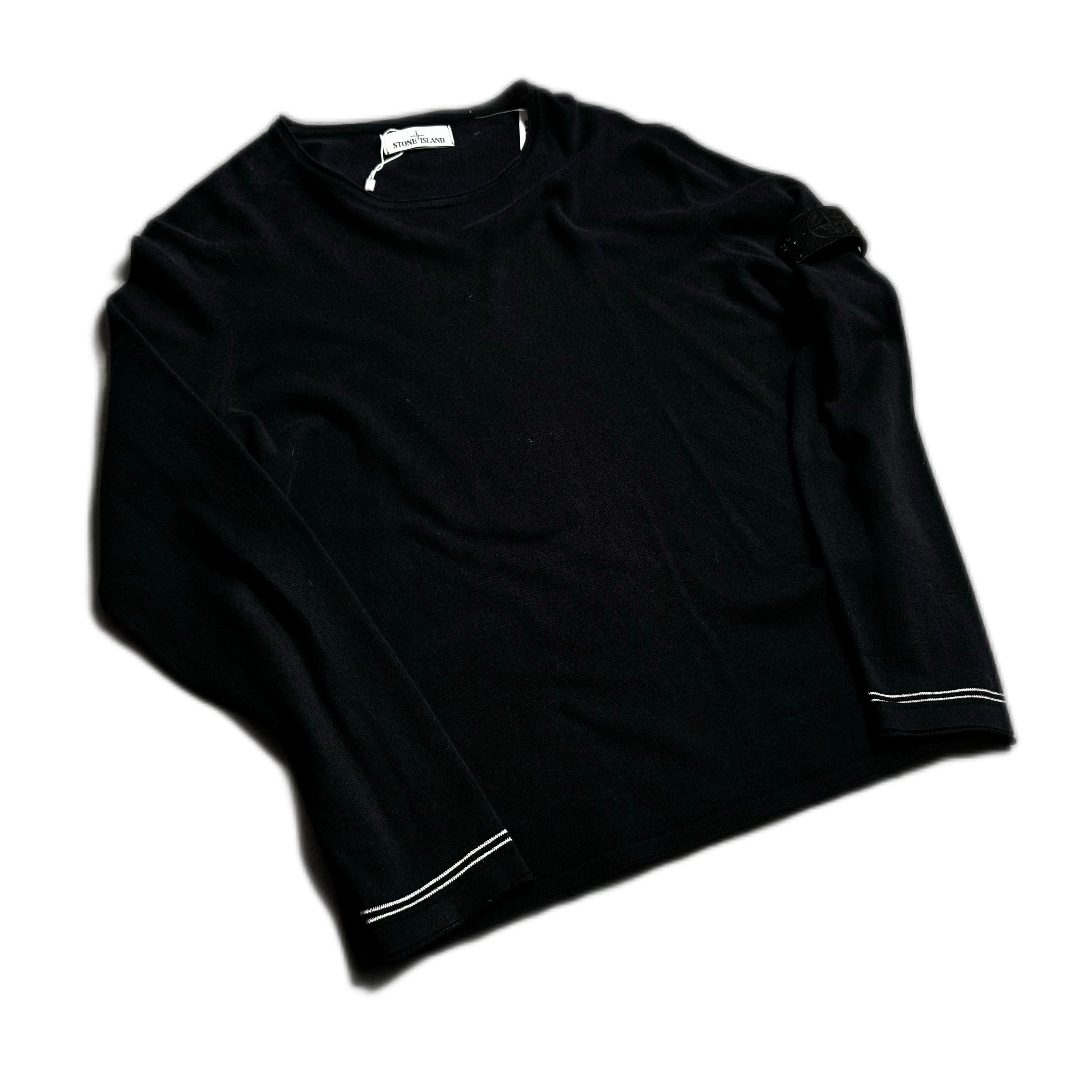 Black Stone Island Sweatshirt - L
