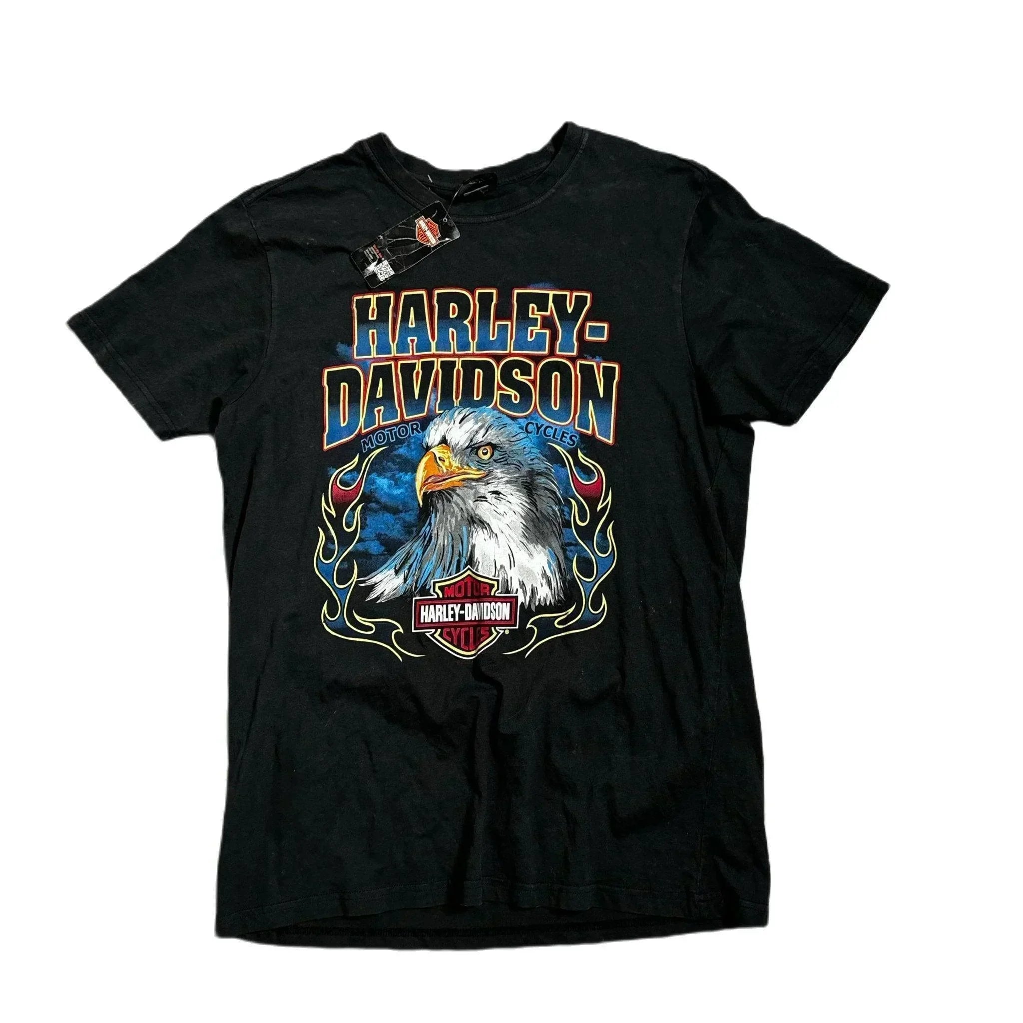 Vintage Black Harley Davidson Tee - M