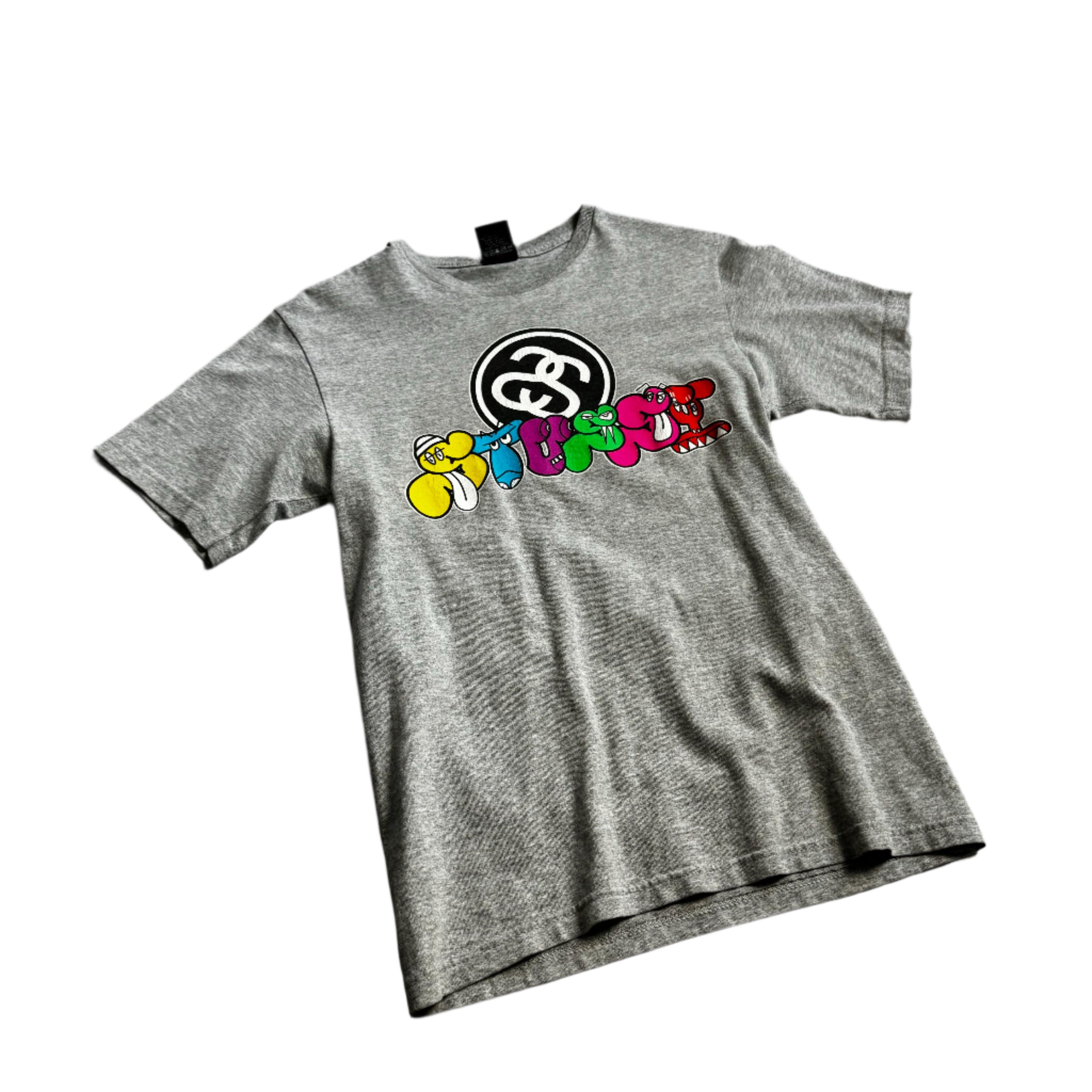 Grey Stussy Tee - S