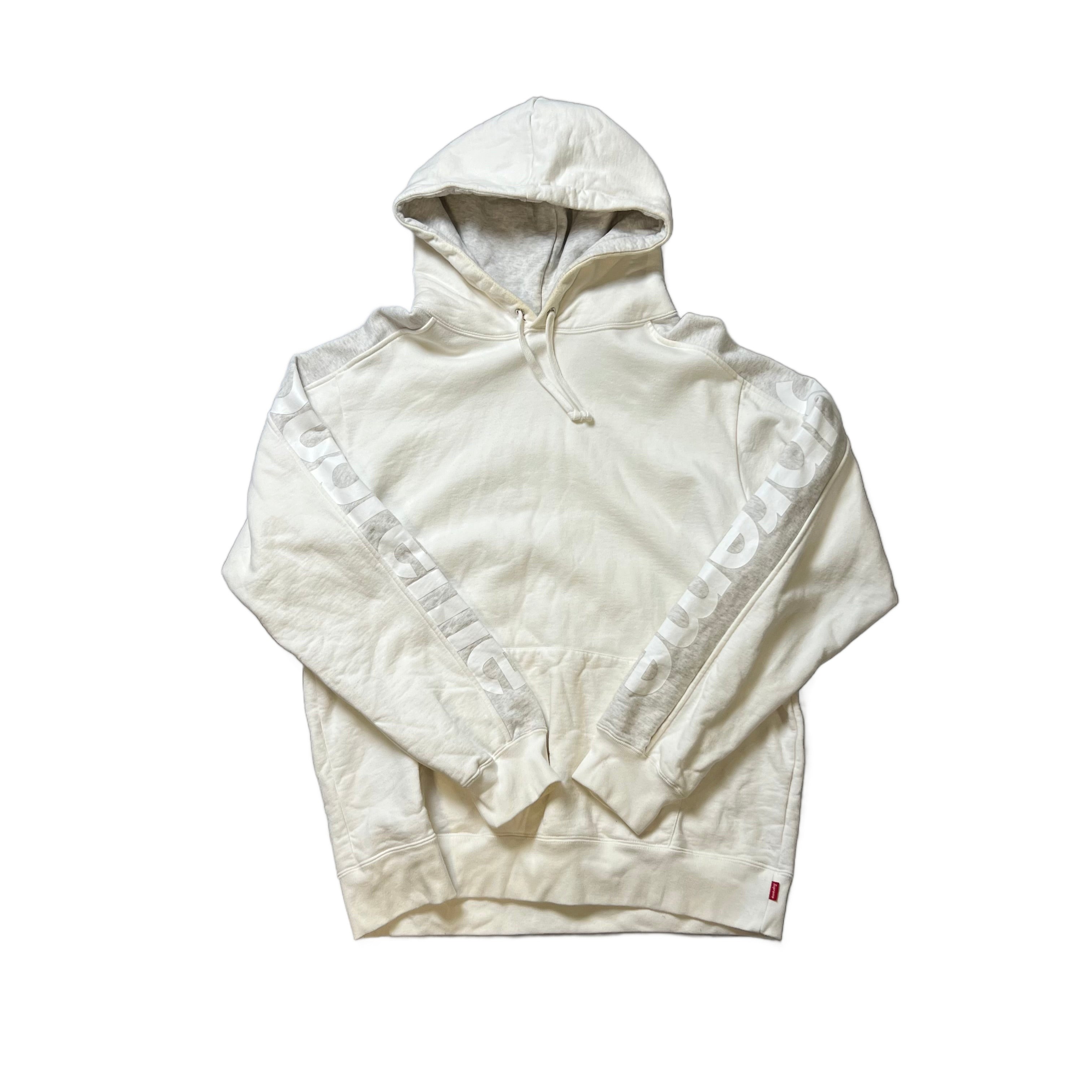 White Supreme Hoodie - L