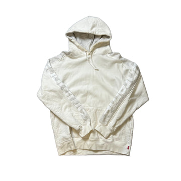 White Supreme Hoodie - L