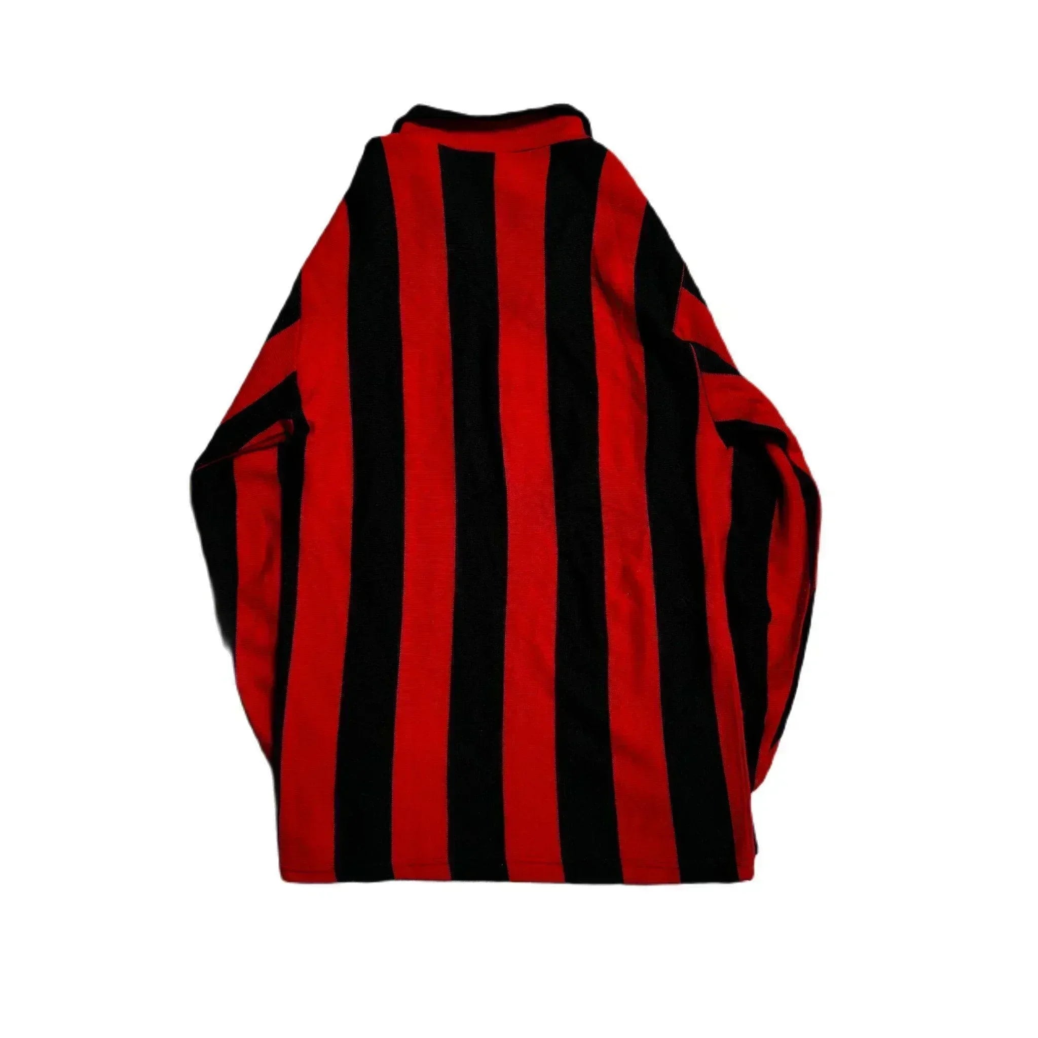 1989 - 90 AC Milan Home Long Sleeve Shirt - L