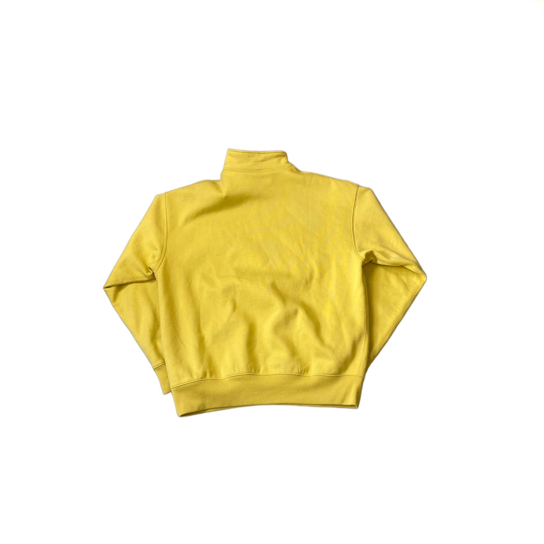 Yellow Nike 1/4 Zip Sweatshirt - M