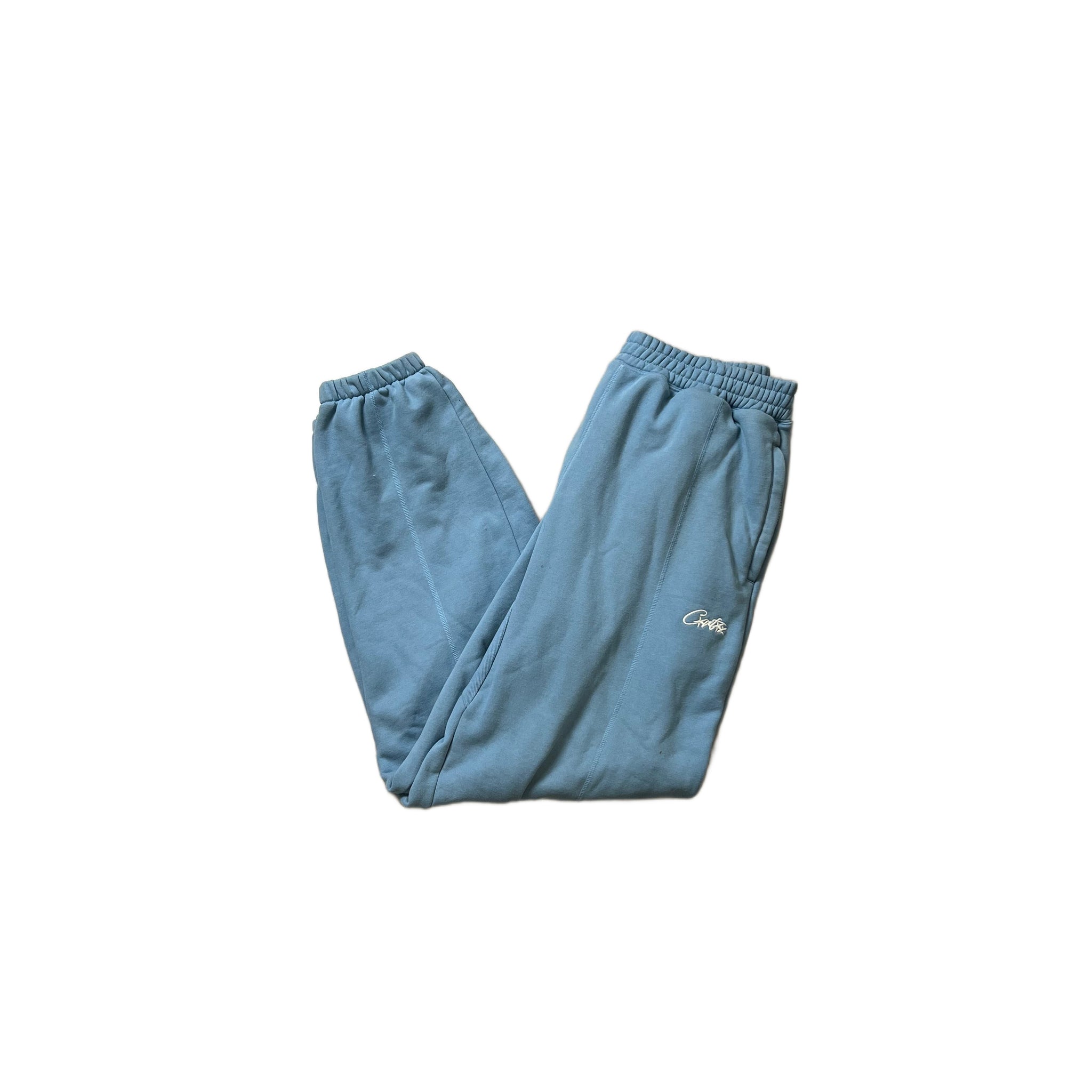 Baby Blue Corteiz Joggers - XL
