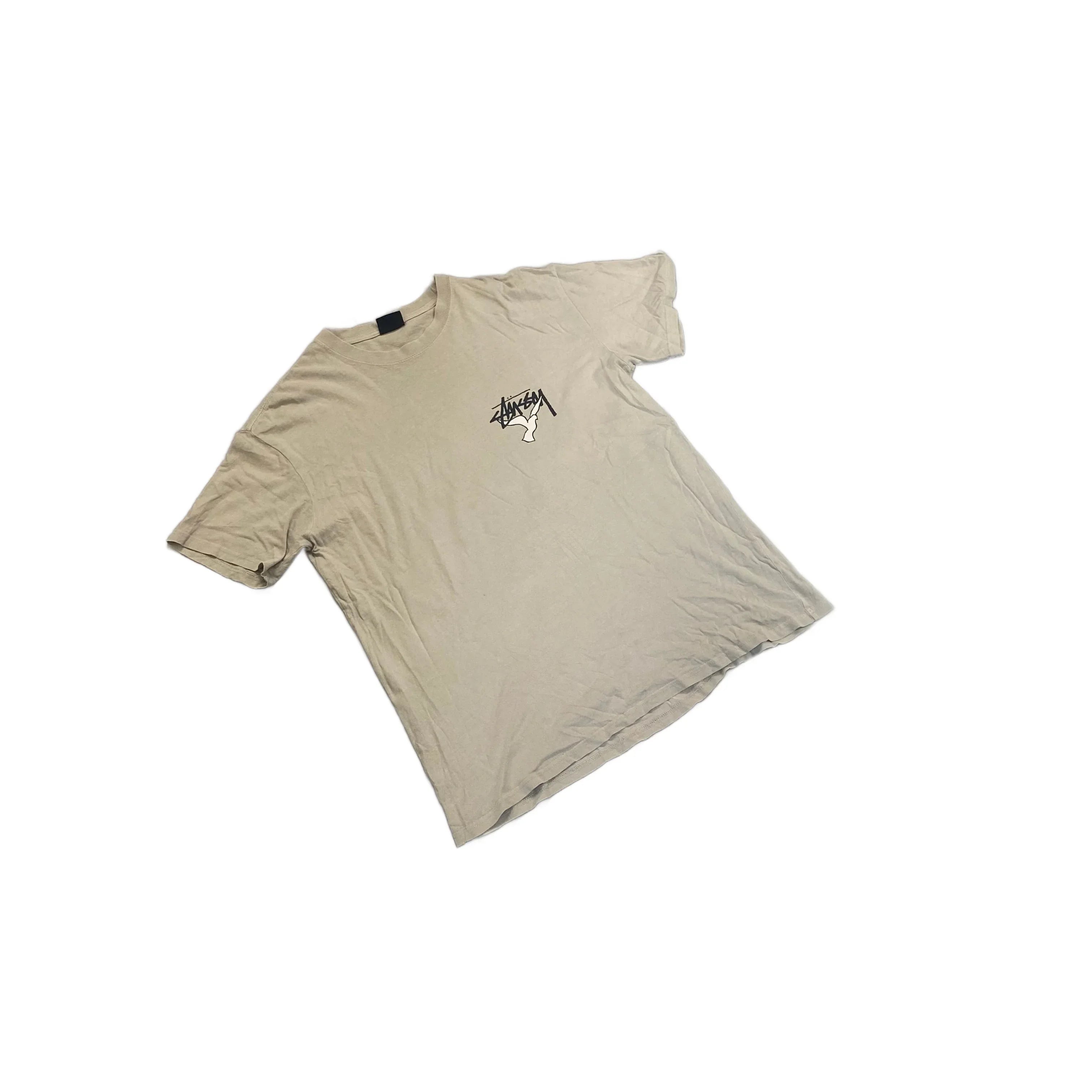 Beige Stussy Tee - M