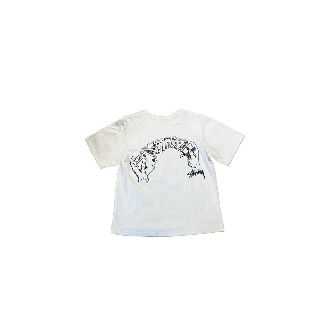 White Stussy Tee - S