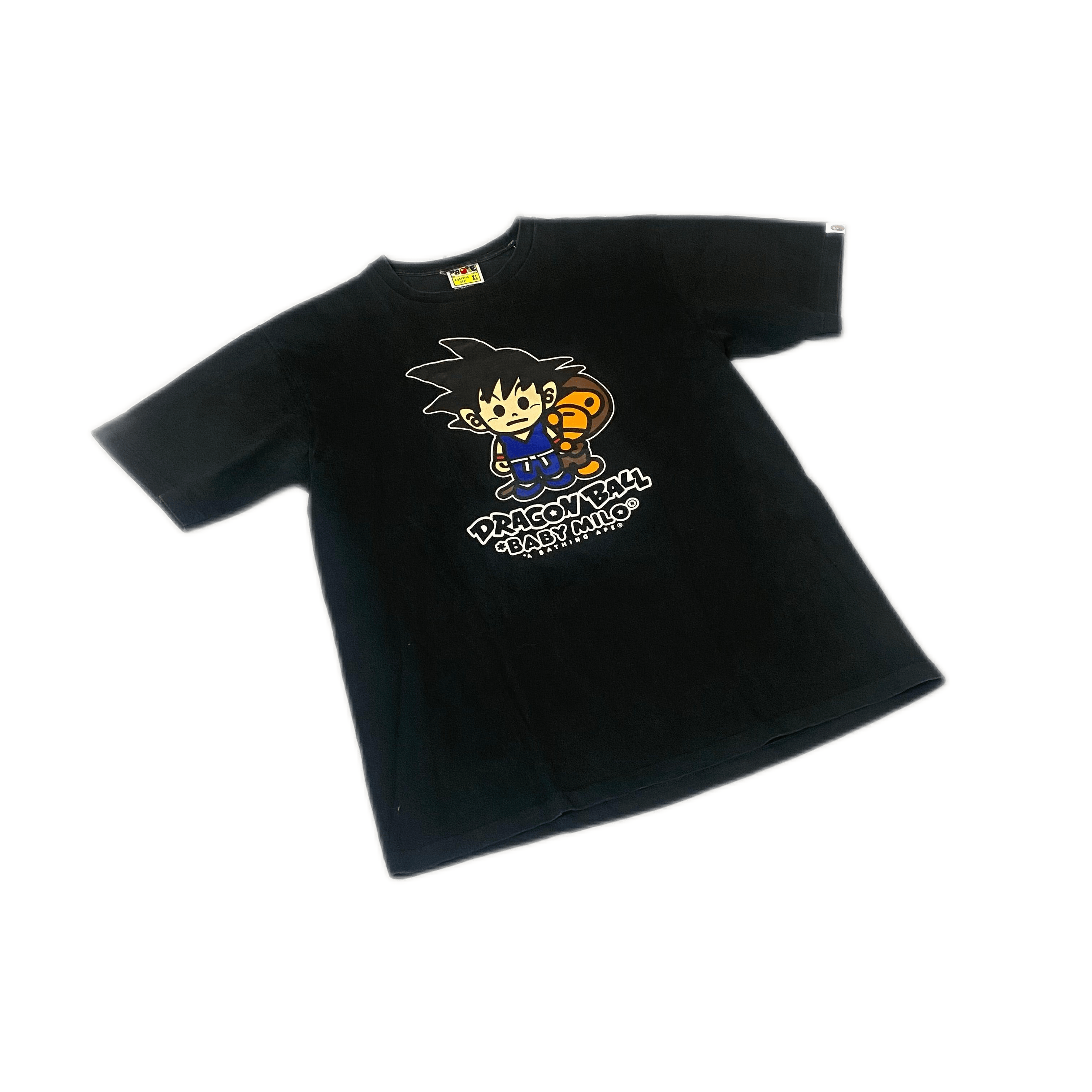 Black A Bathing Ape (BAPE) x Dragon Ball Z Tee - XL