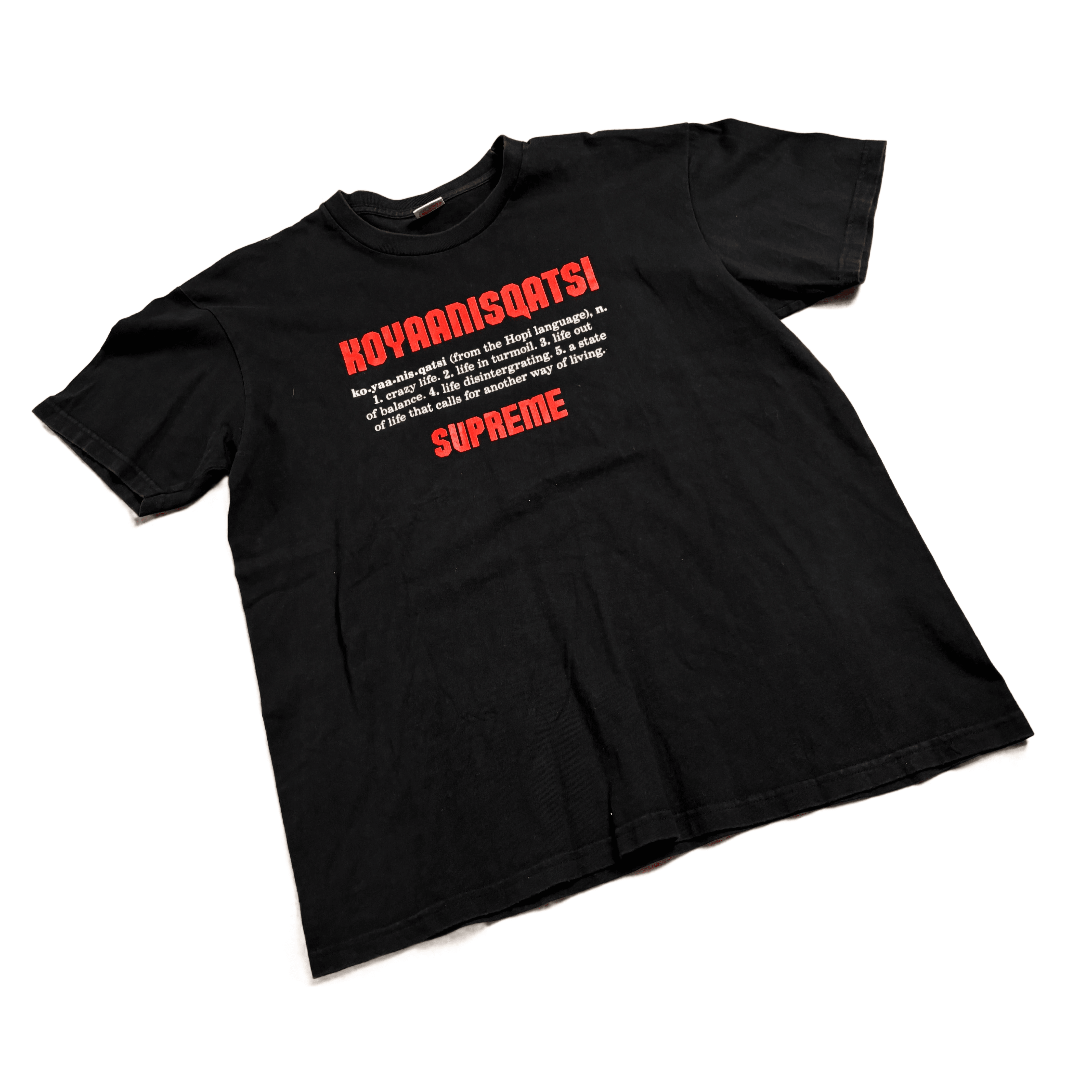 Black Supreme Tee - L
