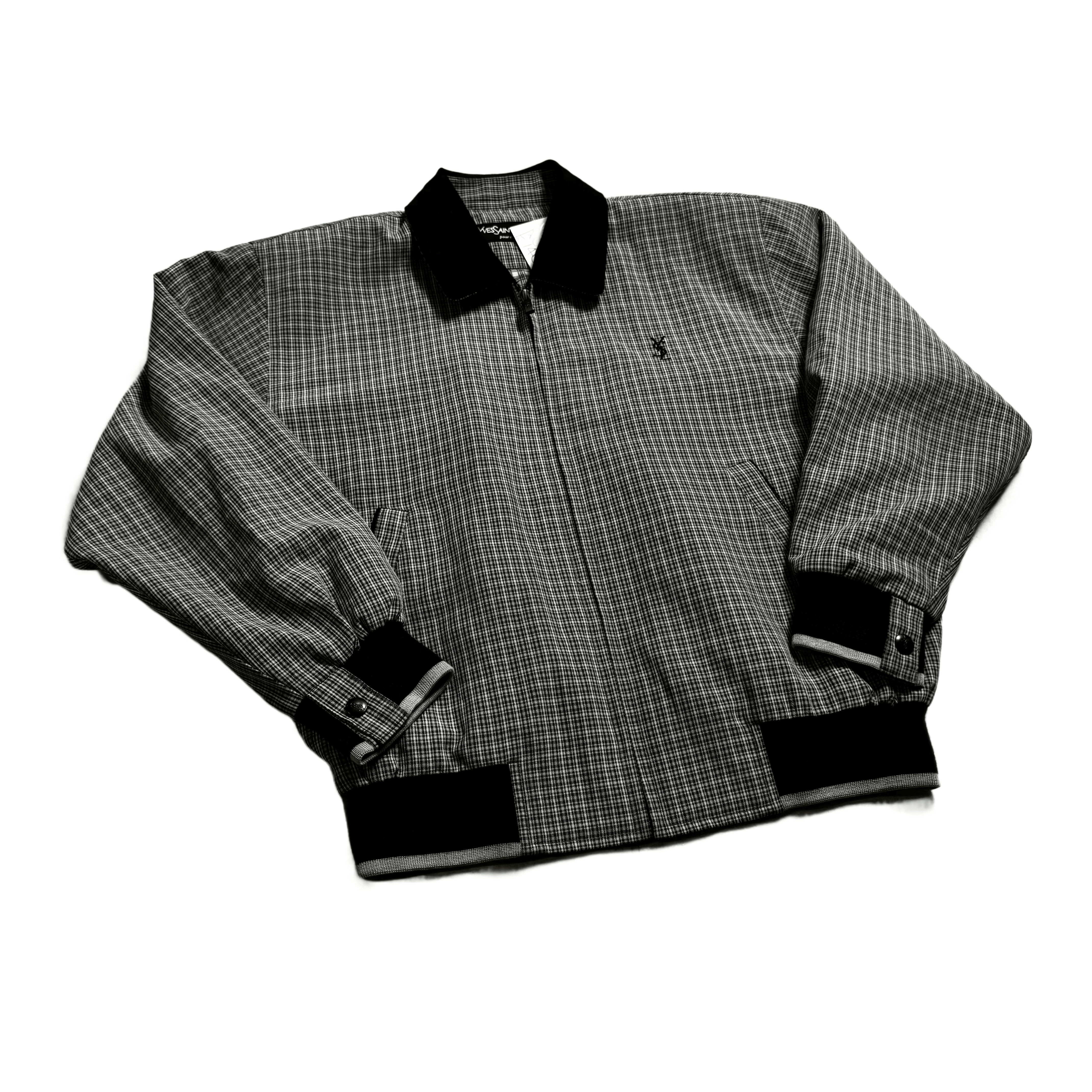 Vintage Grey Yves Saint Laurent (YSL) Jacket - M