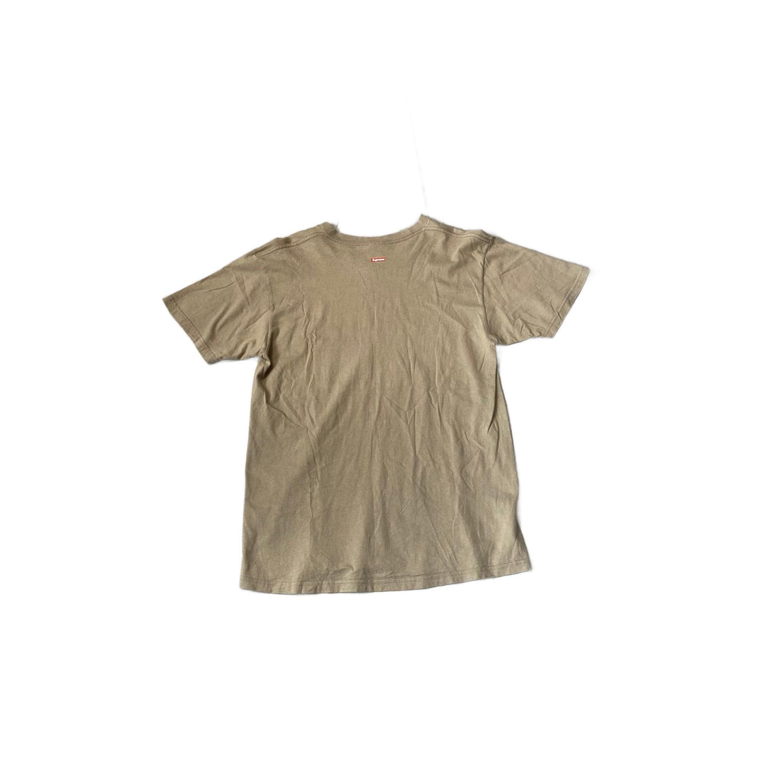 Beige Supreme Tee - L