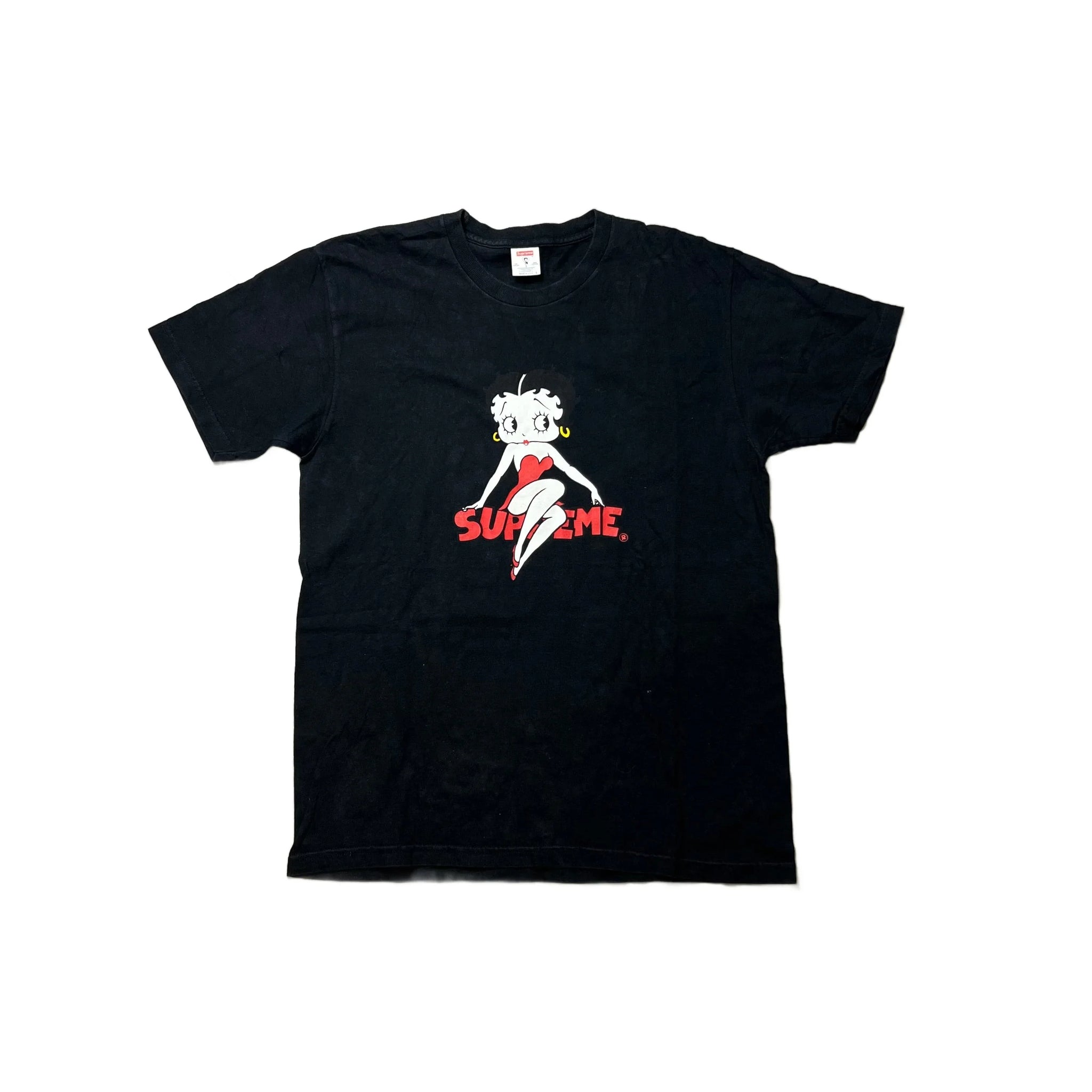 Black Supreme Betty Boop Tee - L
