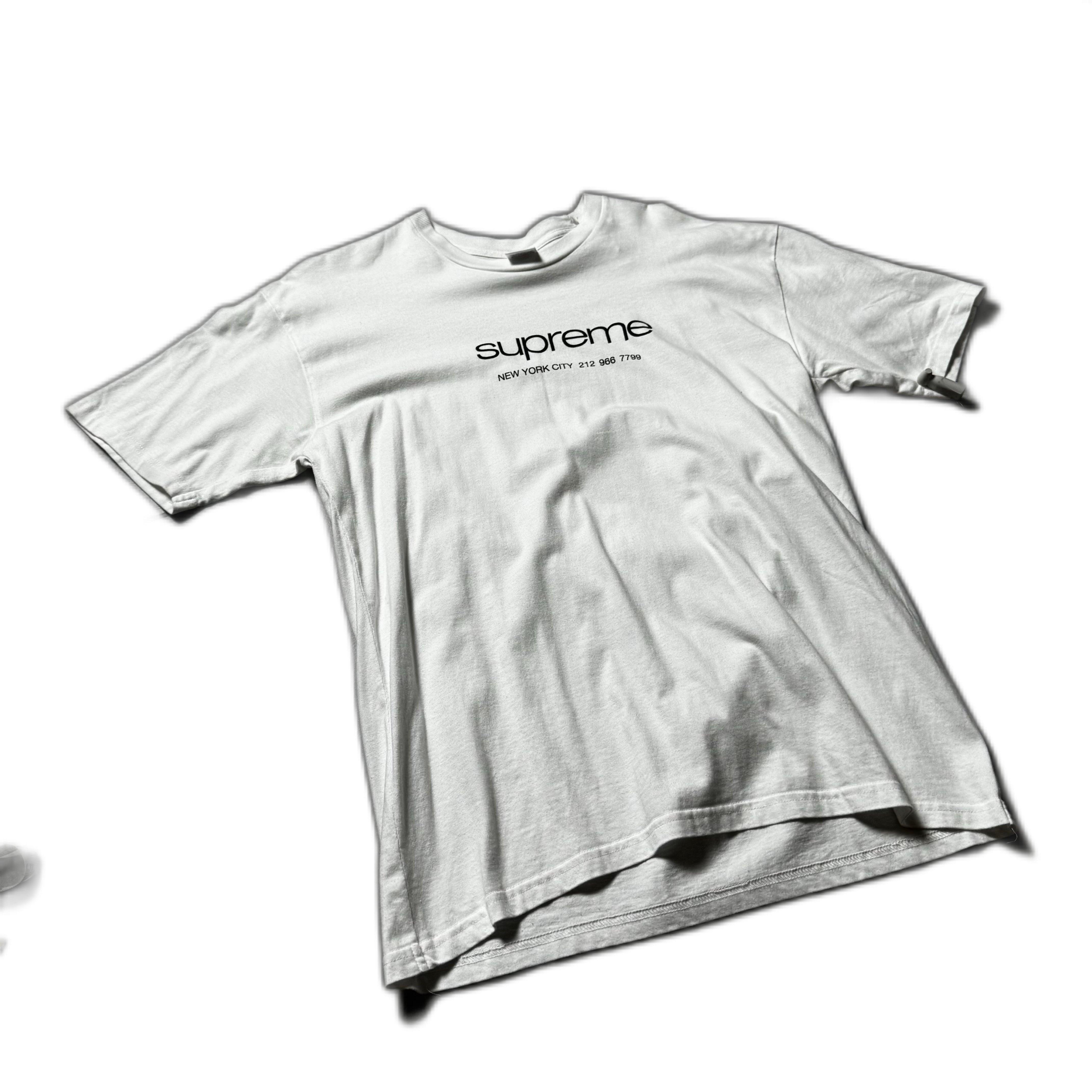 White Supreme Tee - XL