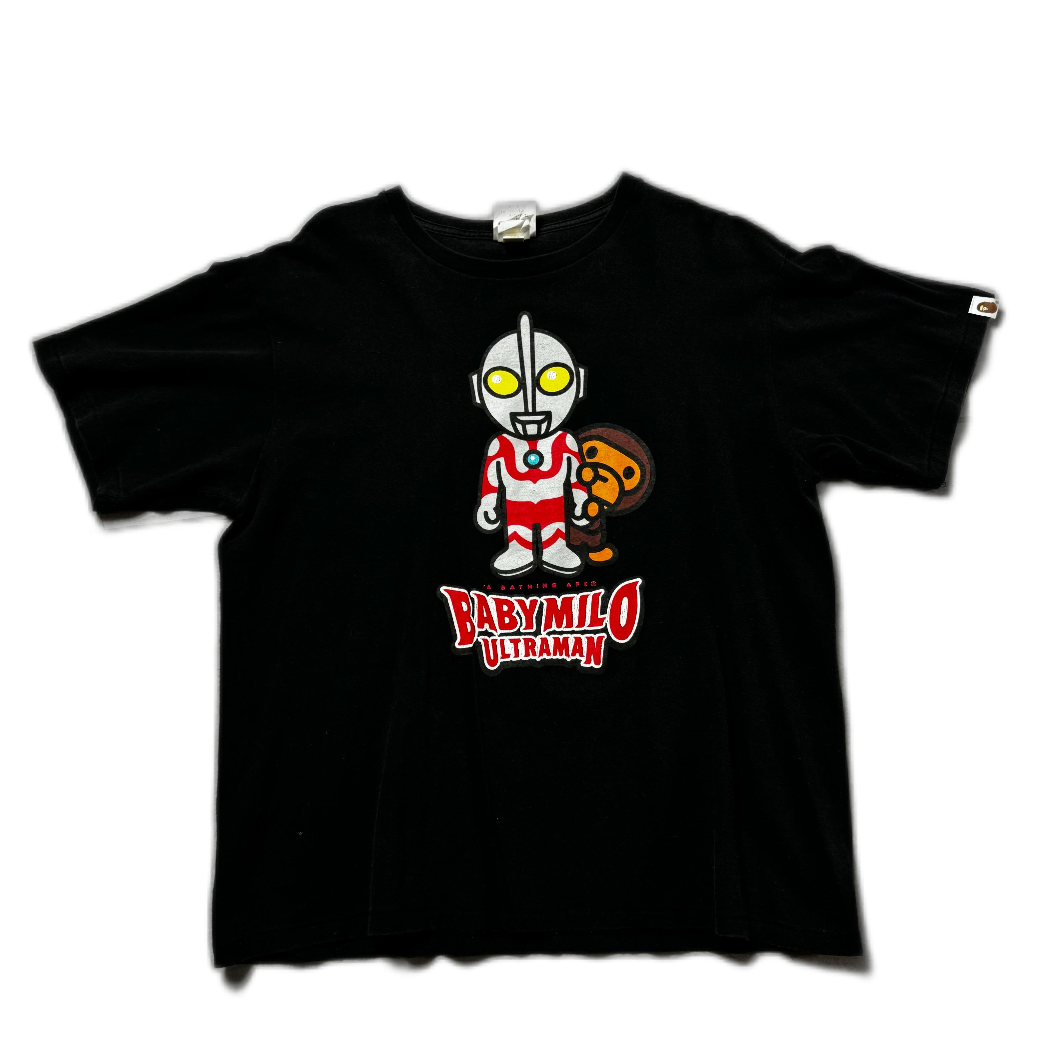 Black A Bathing Ape (BAPE) x Ultraman Tee - XL