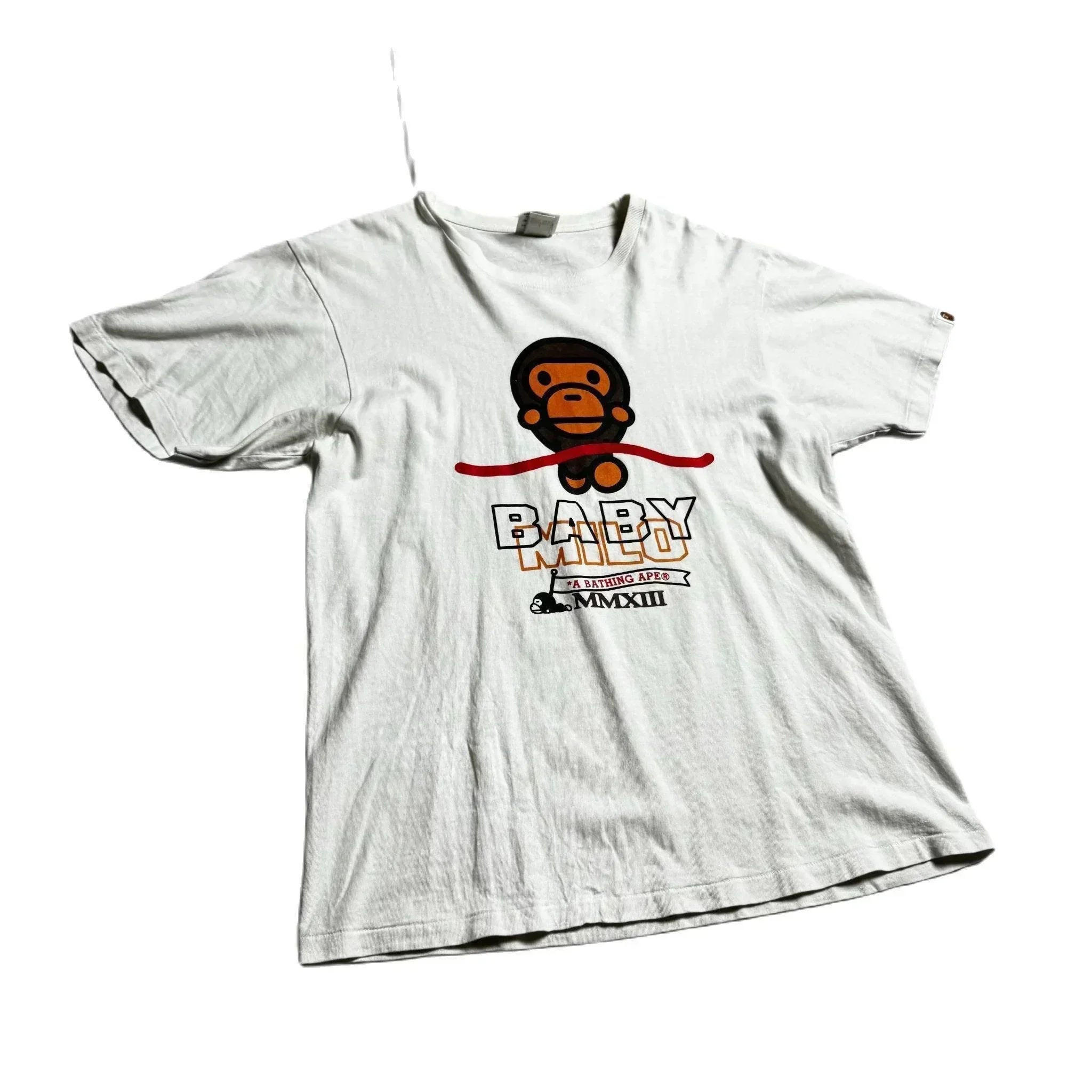 White A Bathing Ape (BAPE) Tee - L