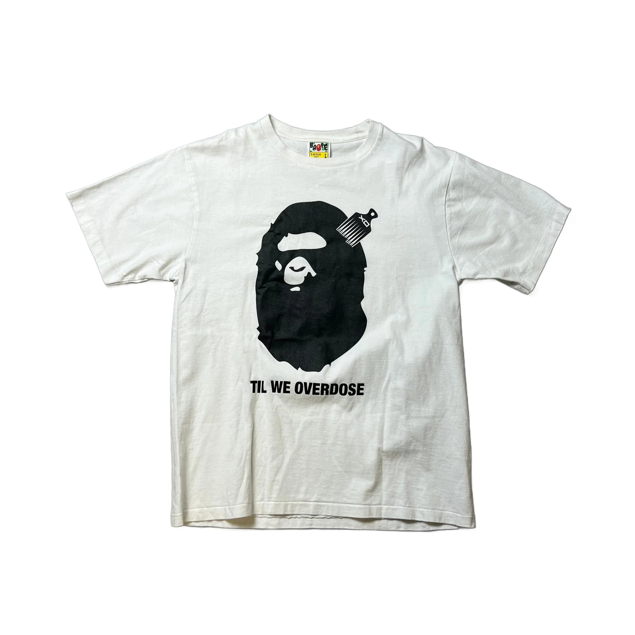White A Bathing Ape (BAPE) x The Weeknd Tee - L
