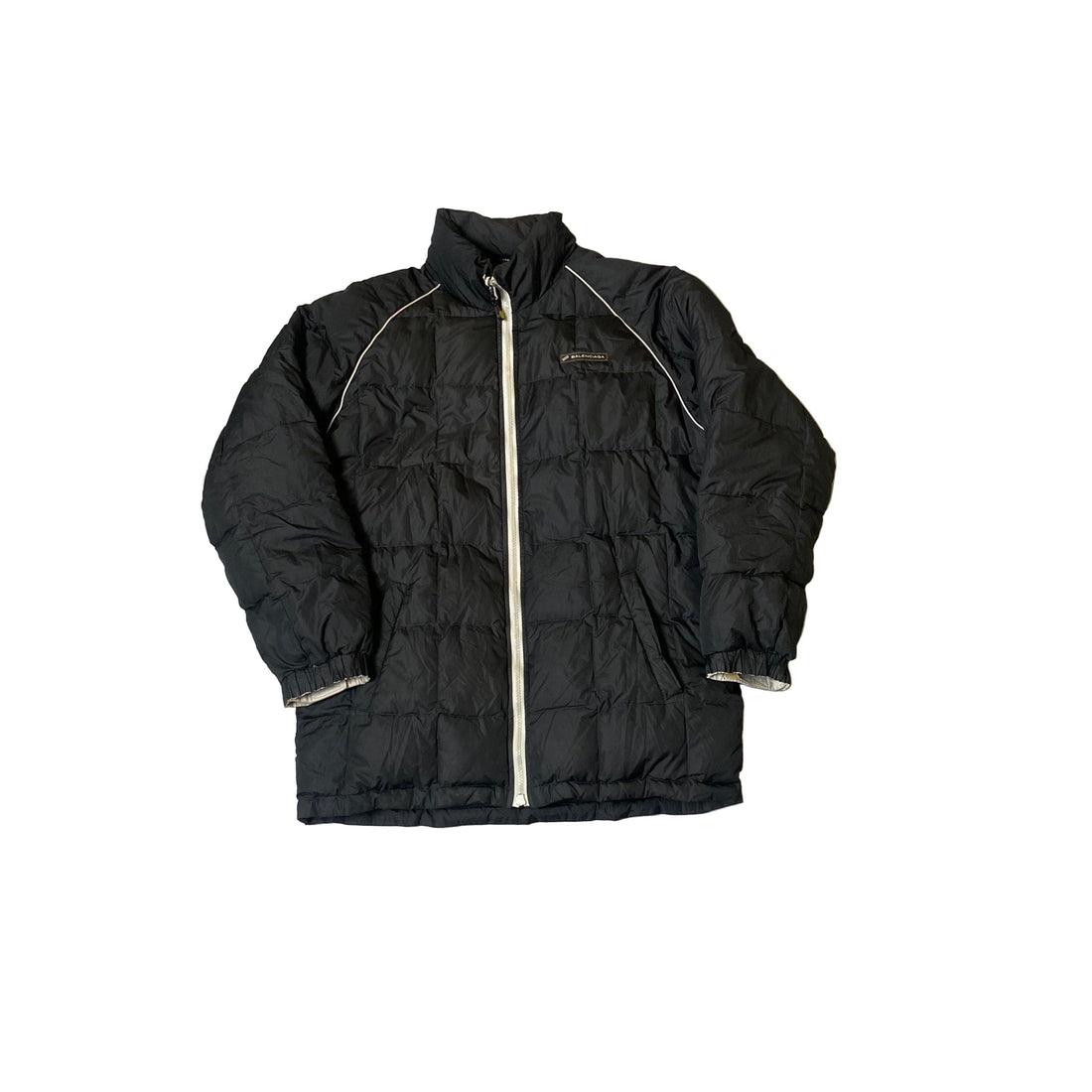 Black Balenciaga Reversible Puffer Coat - L