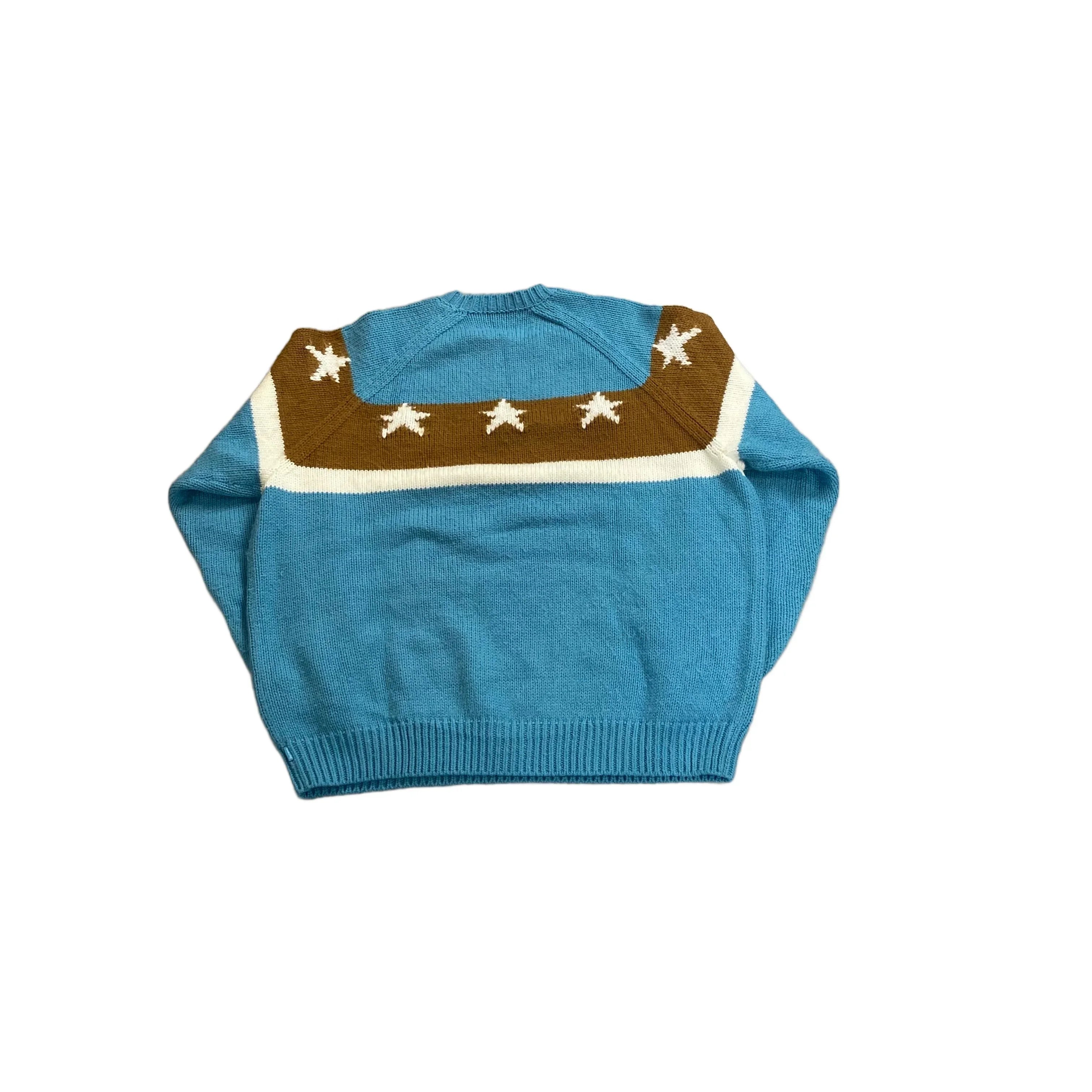 Blue Supreme Knitted Sweatshirt - XL