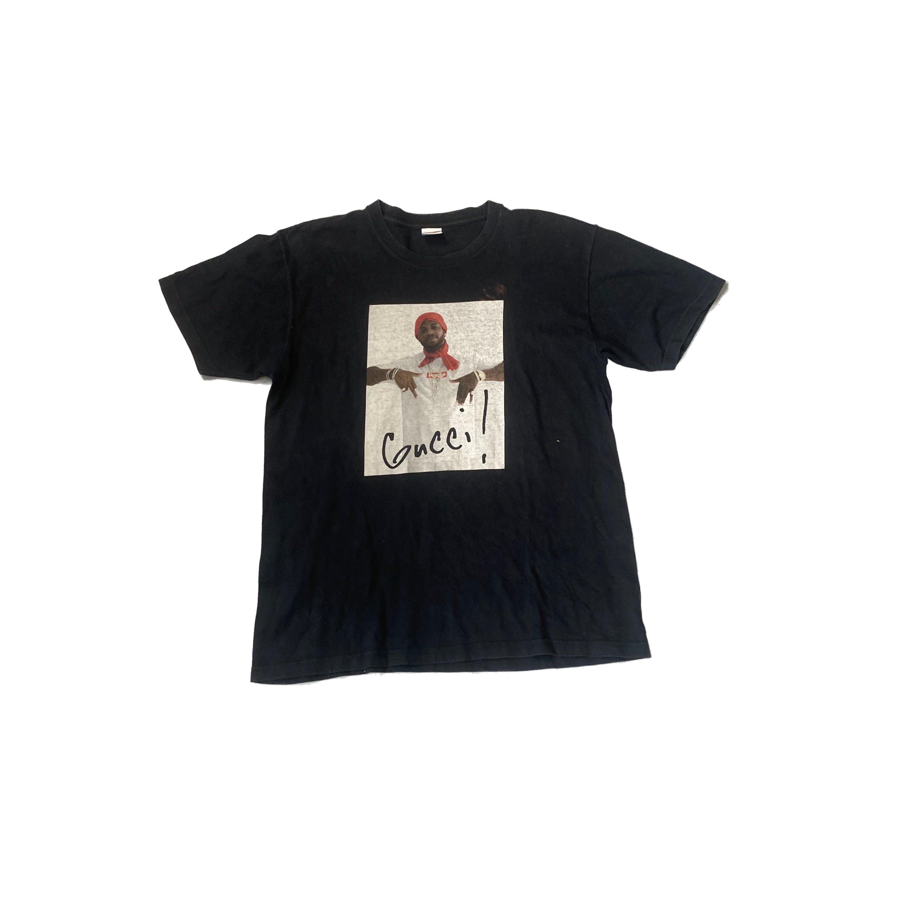 Black Supreme Gucci Mane Tee - L