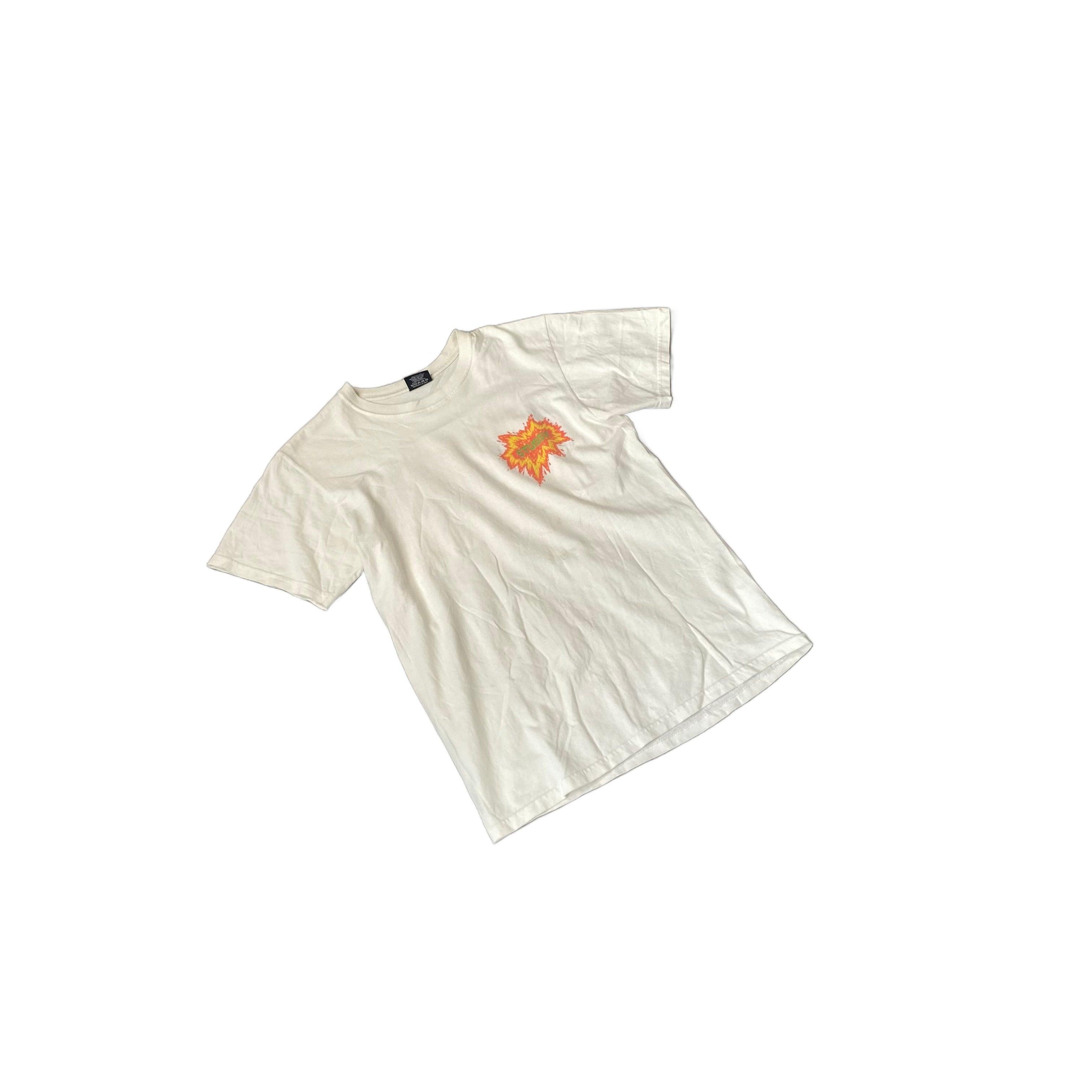 White Stussy Tee - S