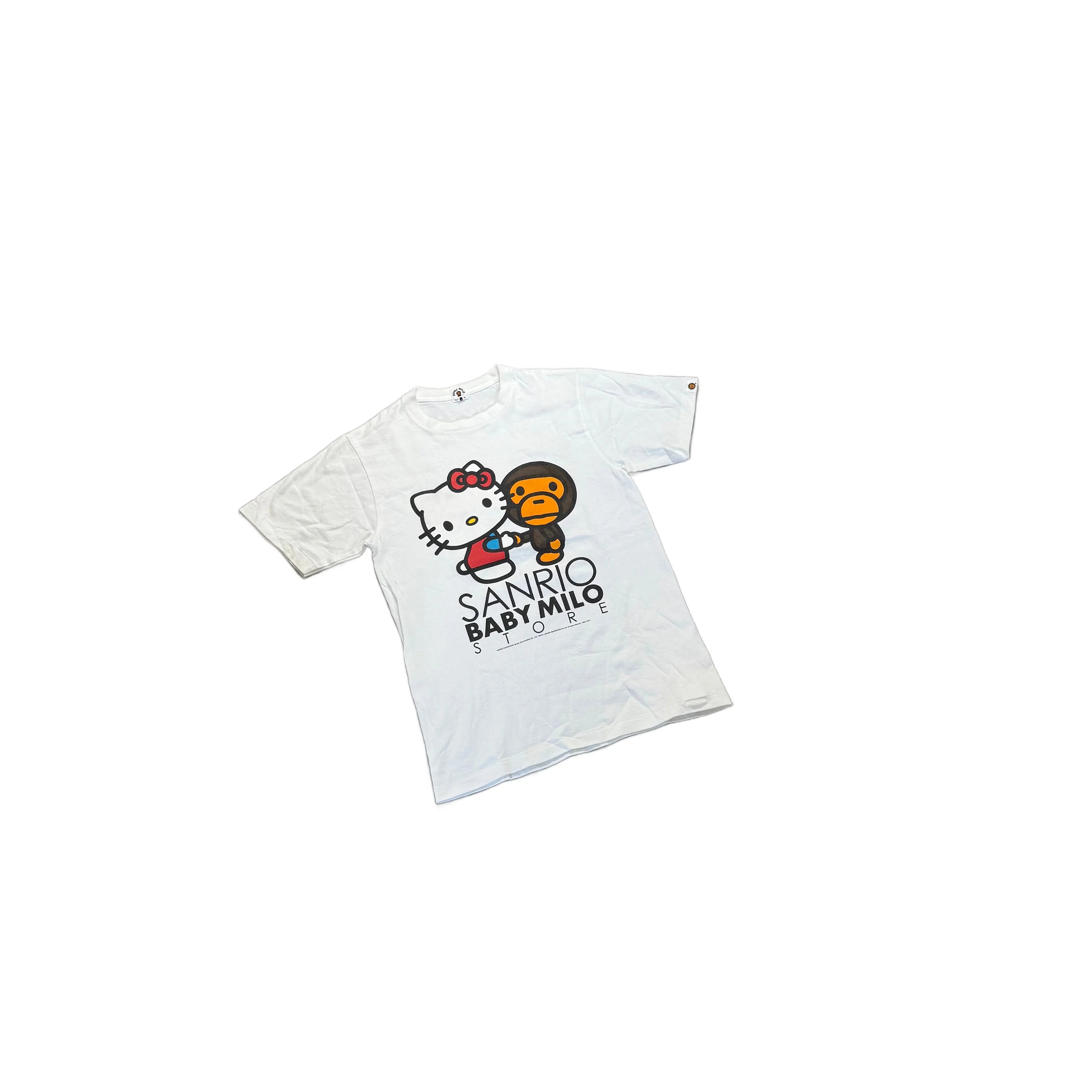White A Bathing Ape (BAPE) x Hello Kitty Tee - S