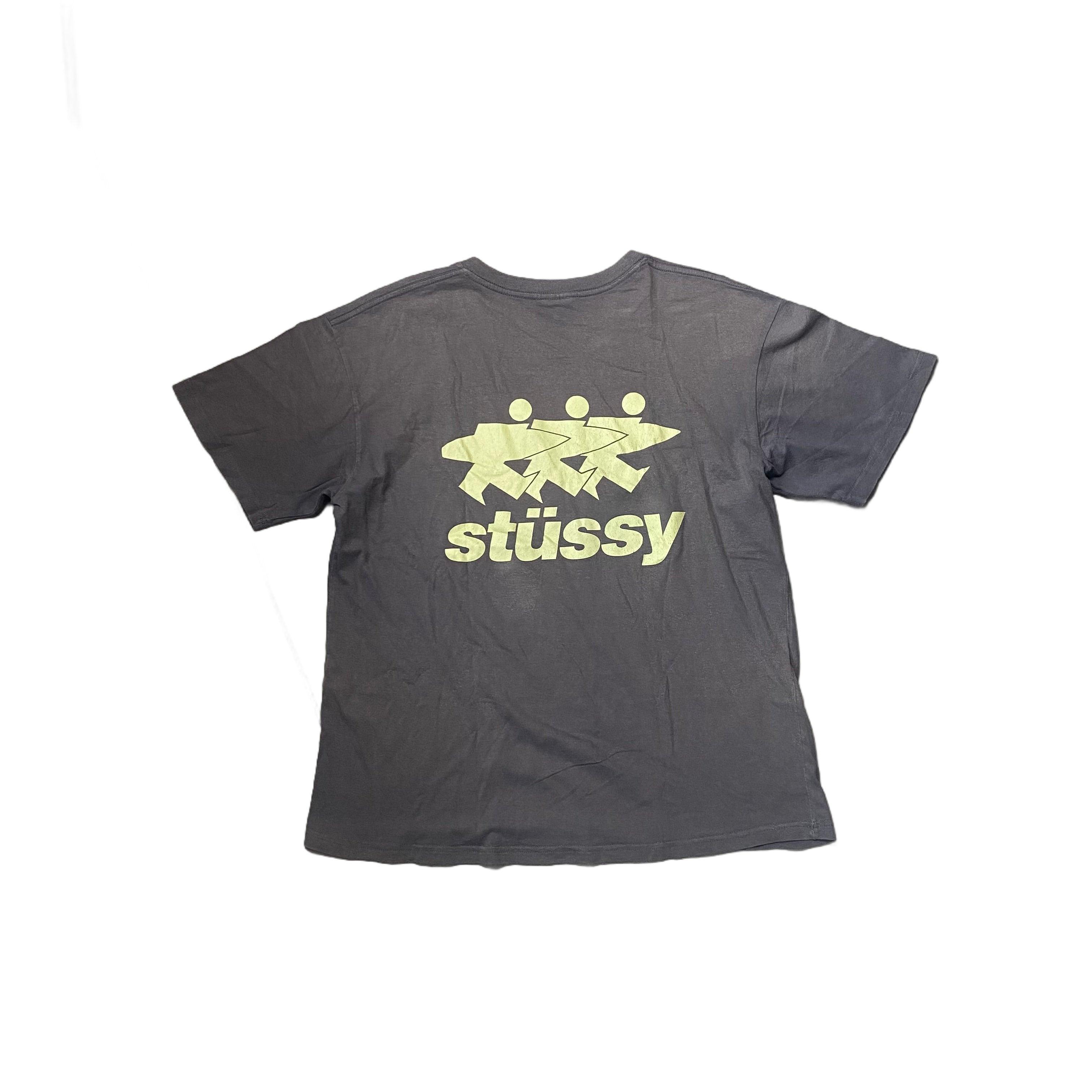Grey Stussy Tee - M