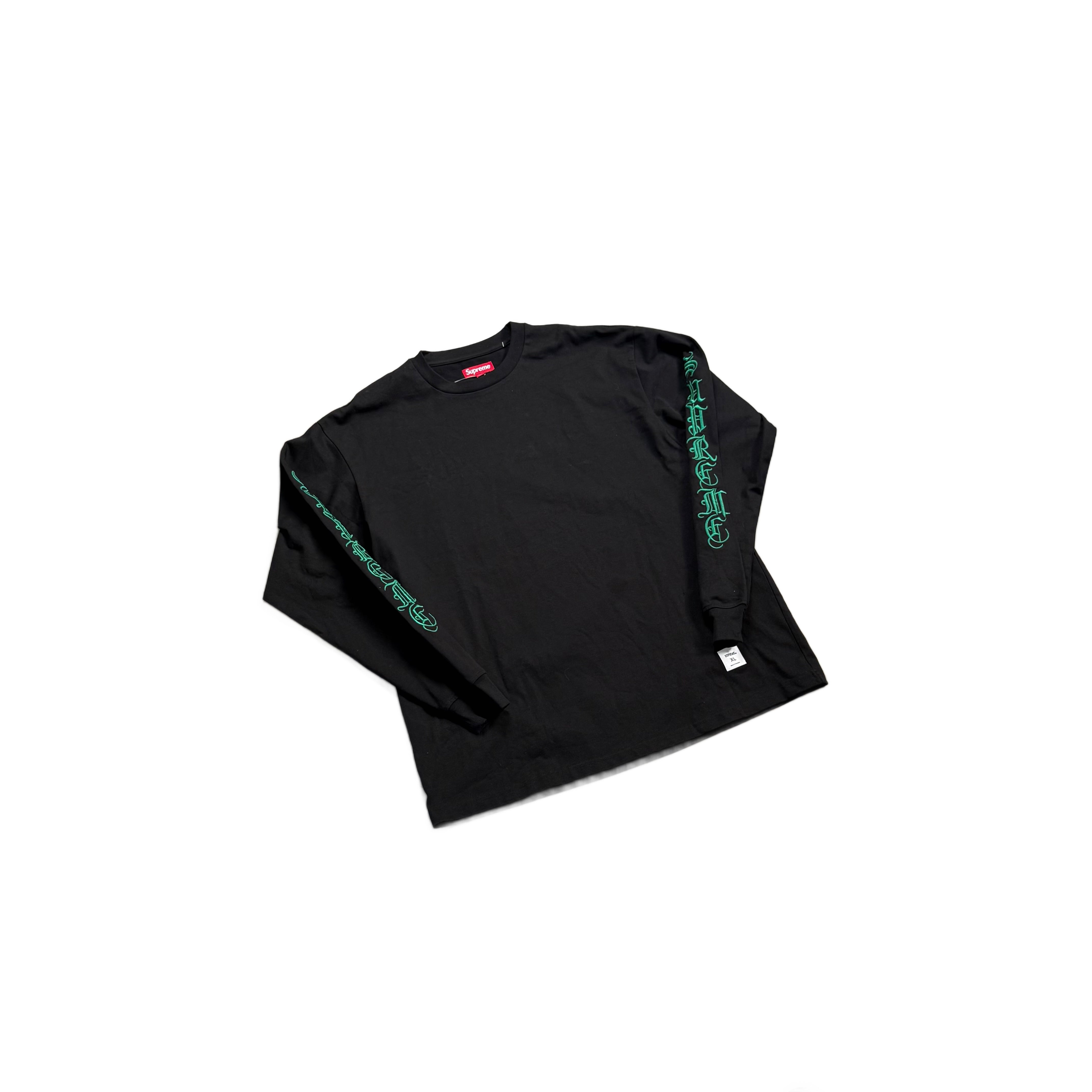 Black Supreme Long Sleeve Tee - XL