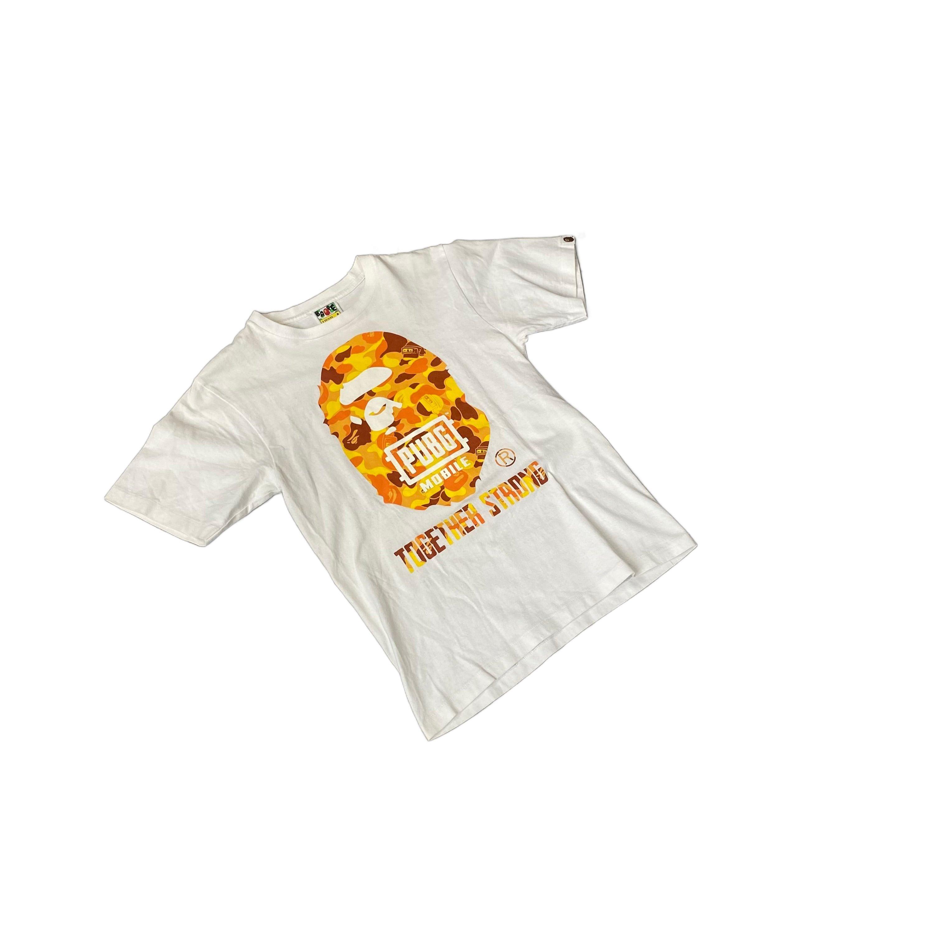 White A Bathing Ape (BAPE) x PUBG Tee - S