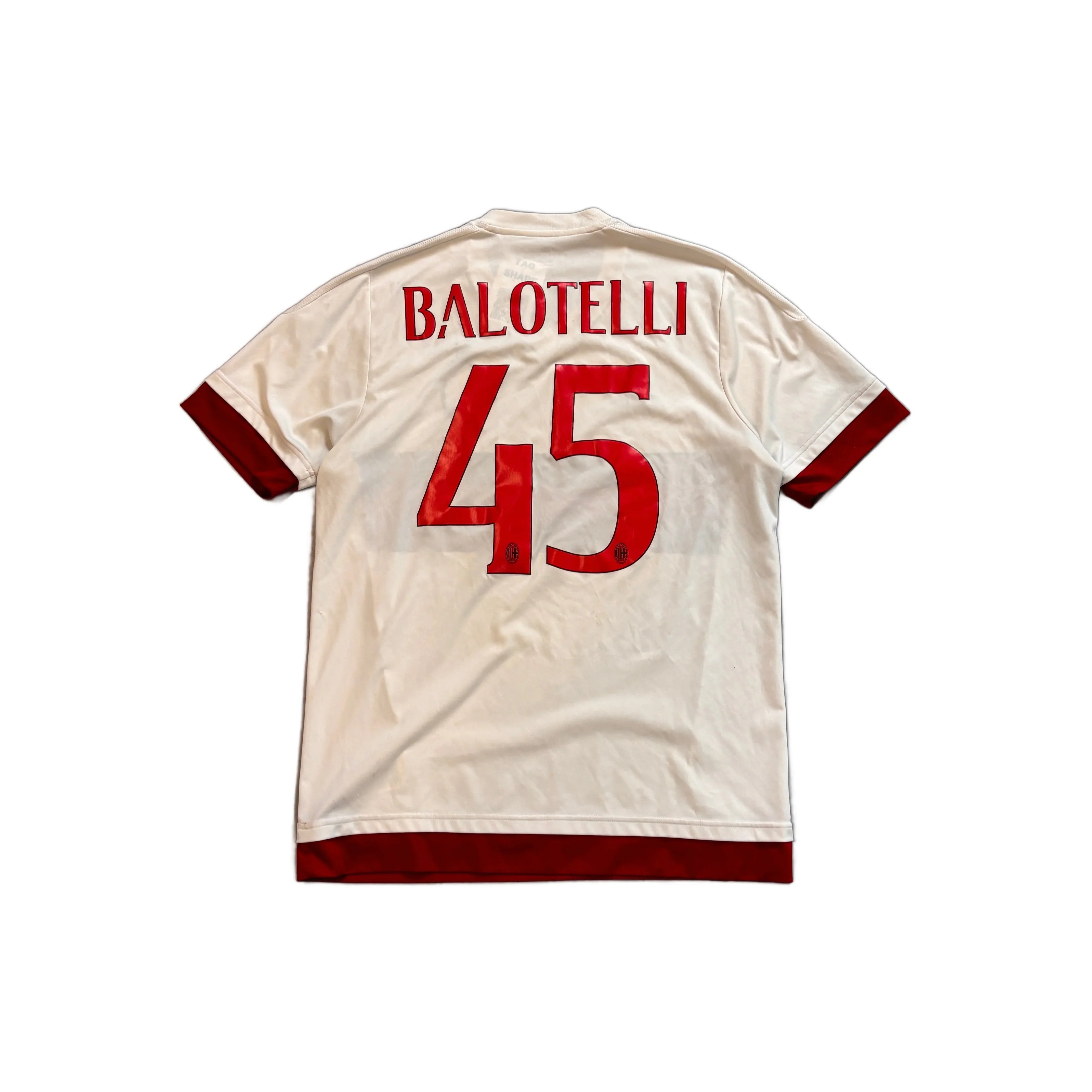 2015 - 16 AC Milan Away 'Balotelli' Shirt - L