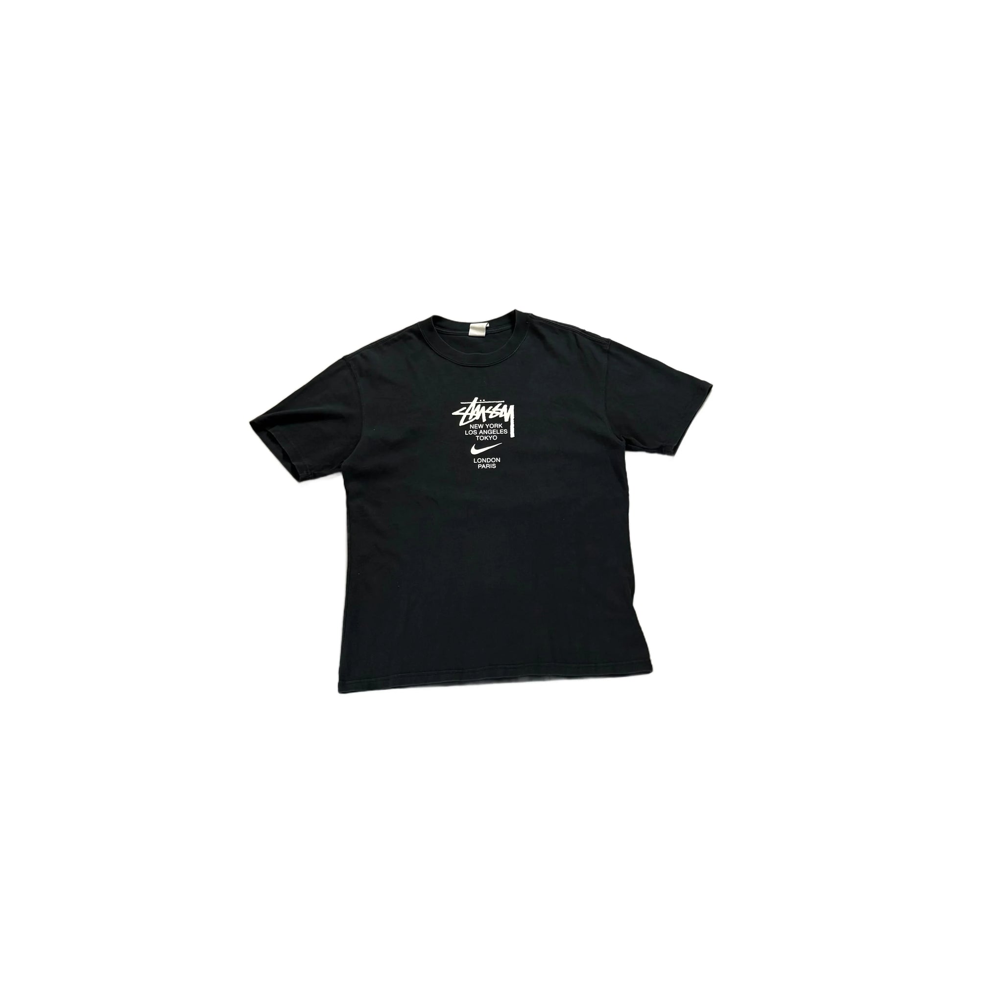 Black Stussy x Nike Tee - M