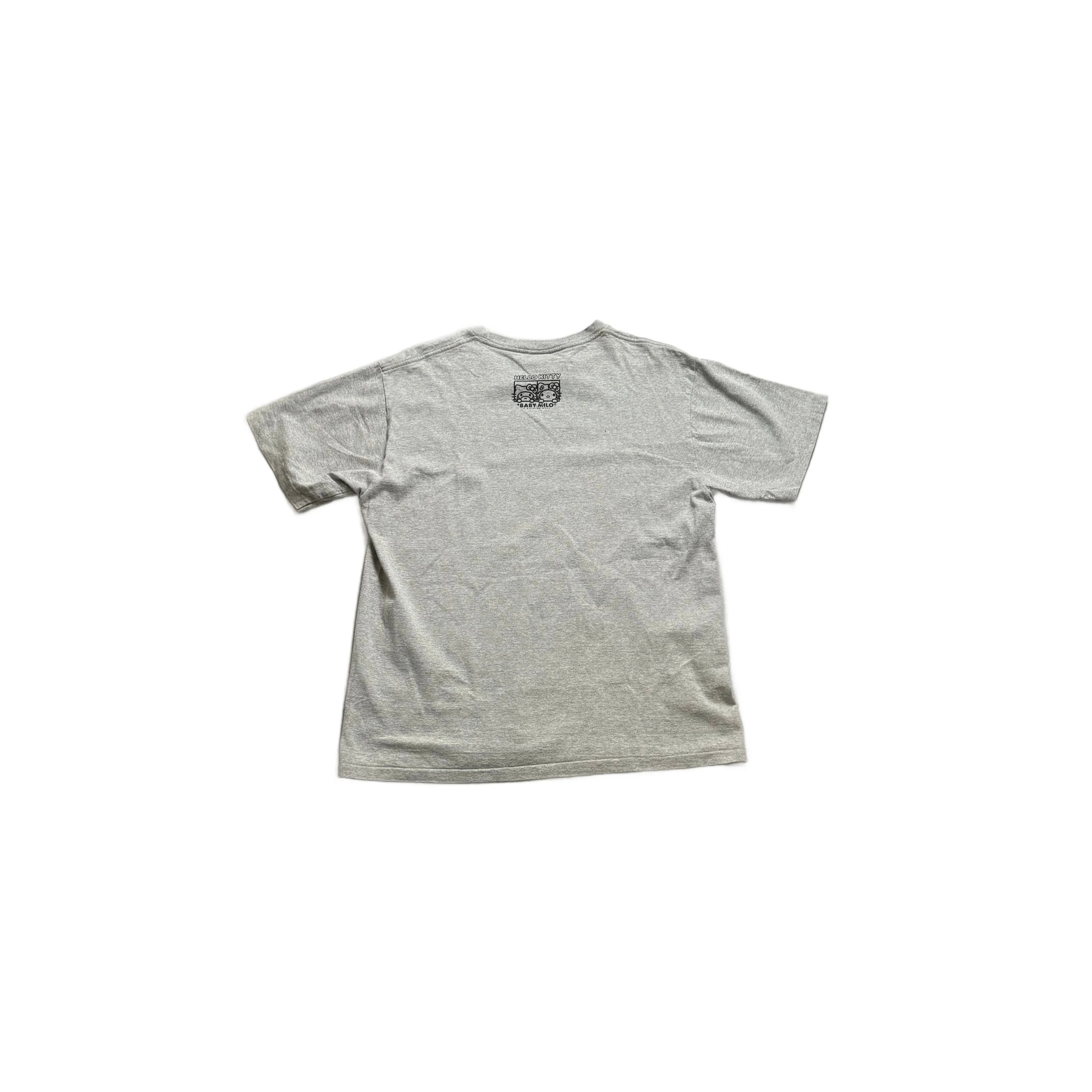 Grey A Bathing Ape (BAPE) x Hello Kitty Tee - XL