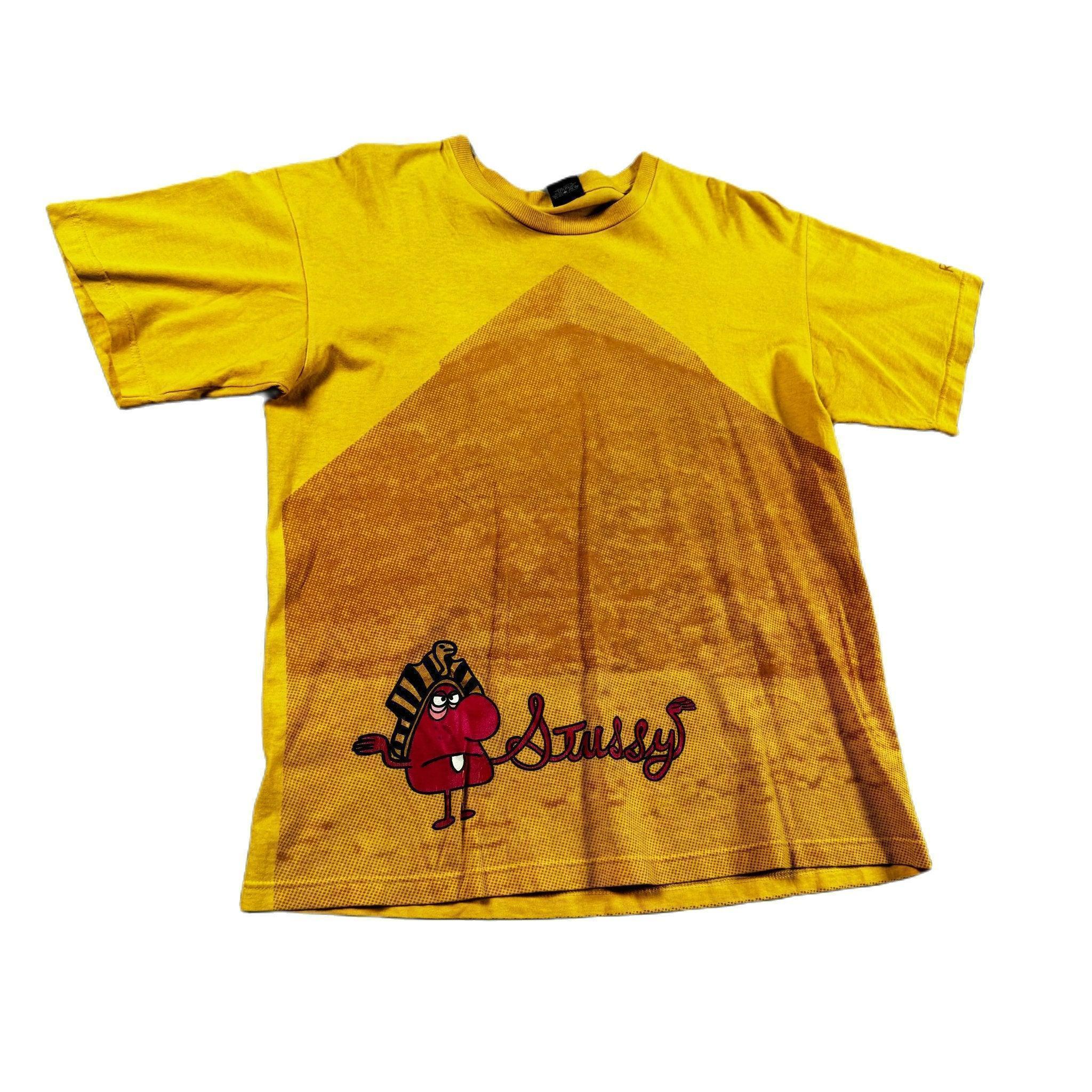 Yellow Stussy Tee - L
