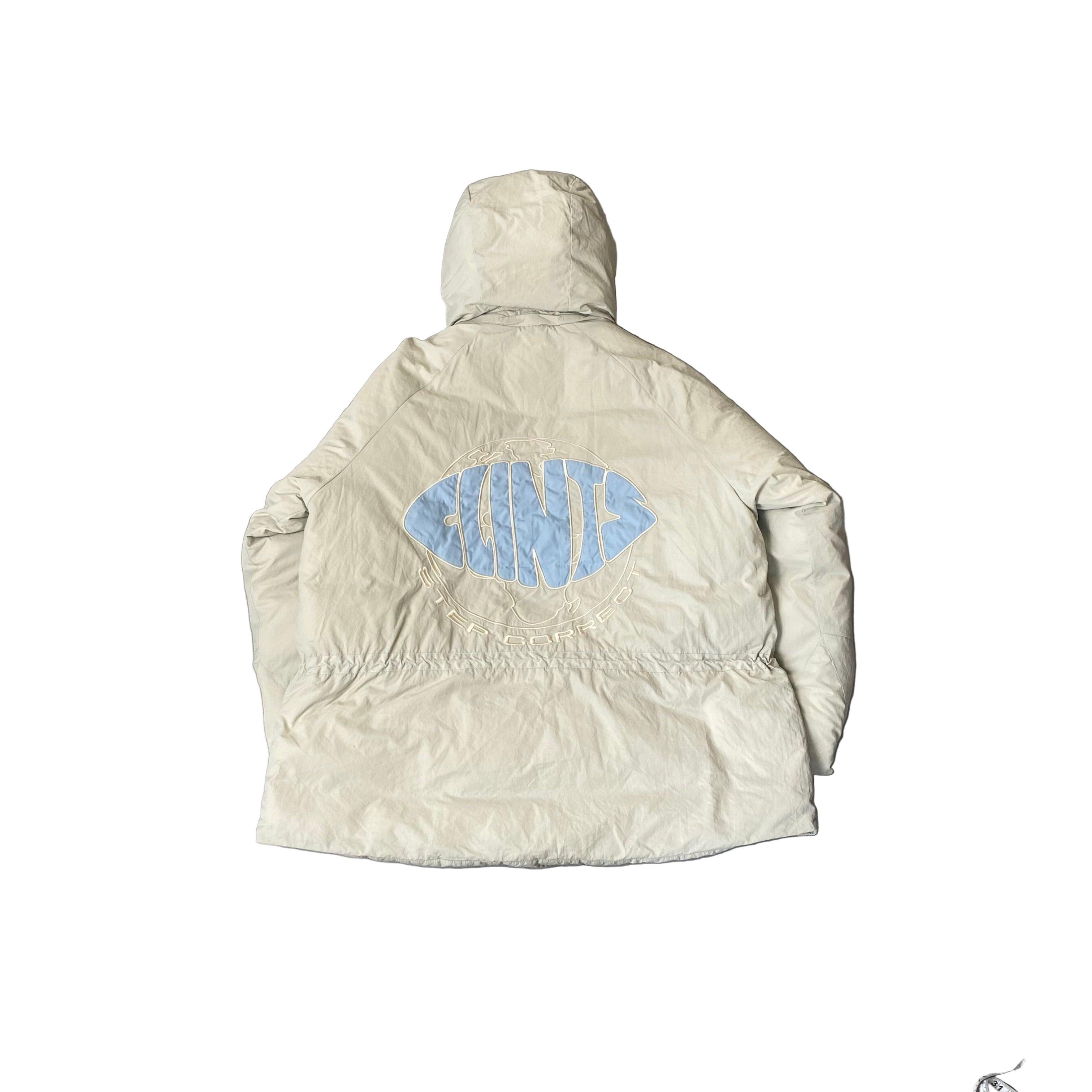 White Clint's Puffer Coat - L