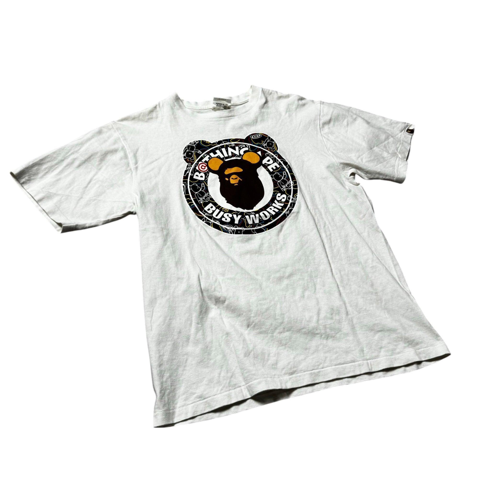 White A Bathing Ape (BAPE) Tee - L