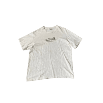 White Supreme Tee - L