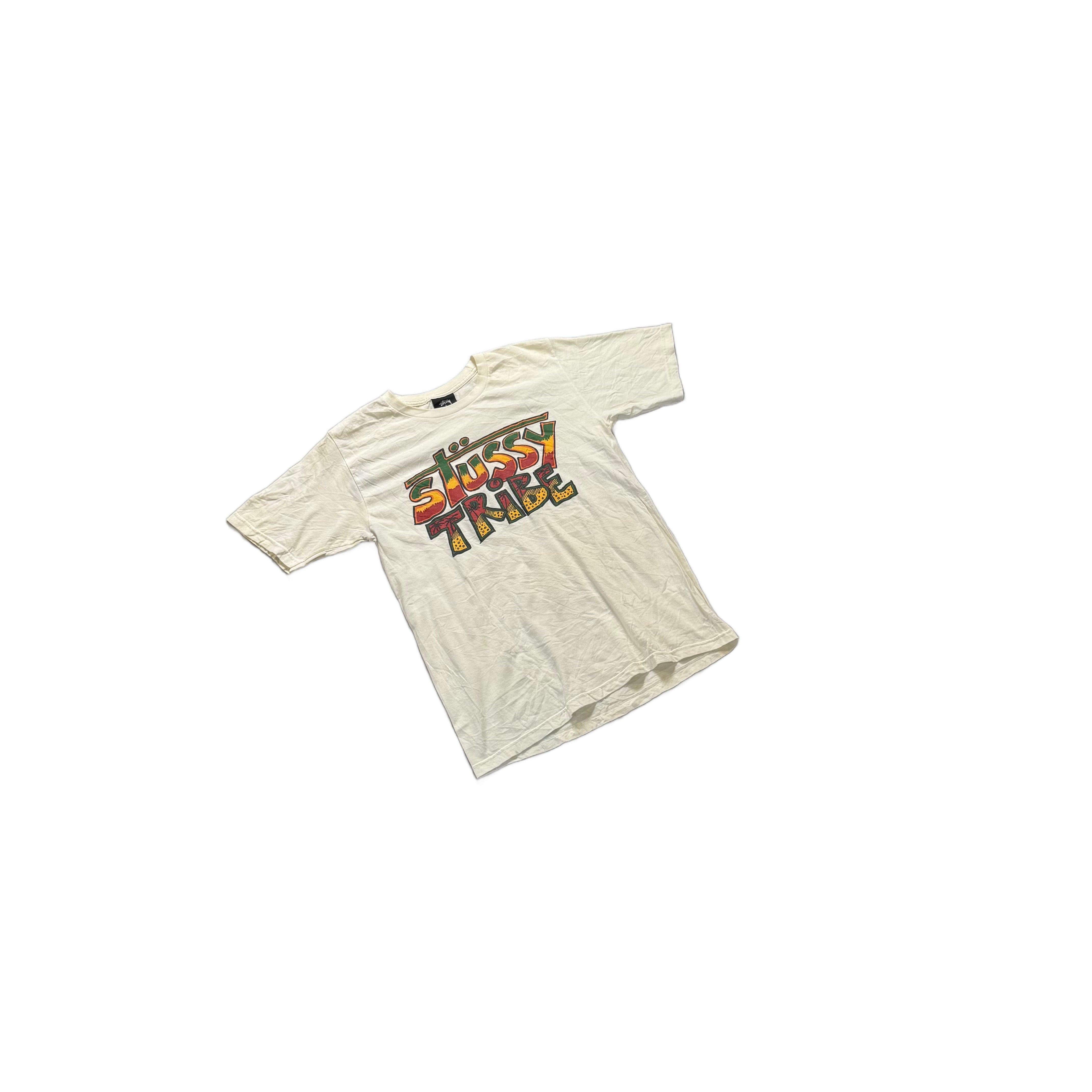 White Stussy Tee - S