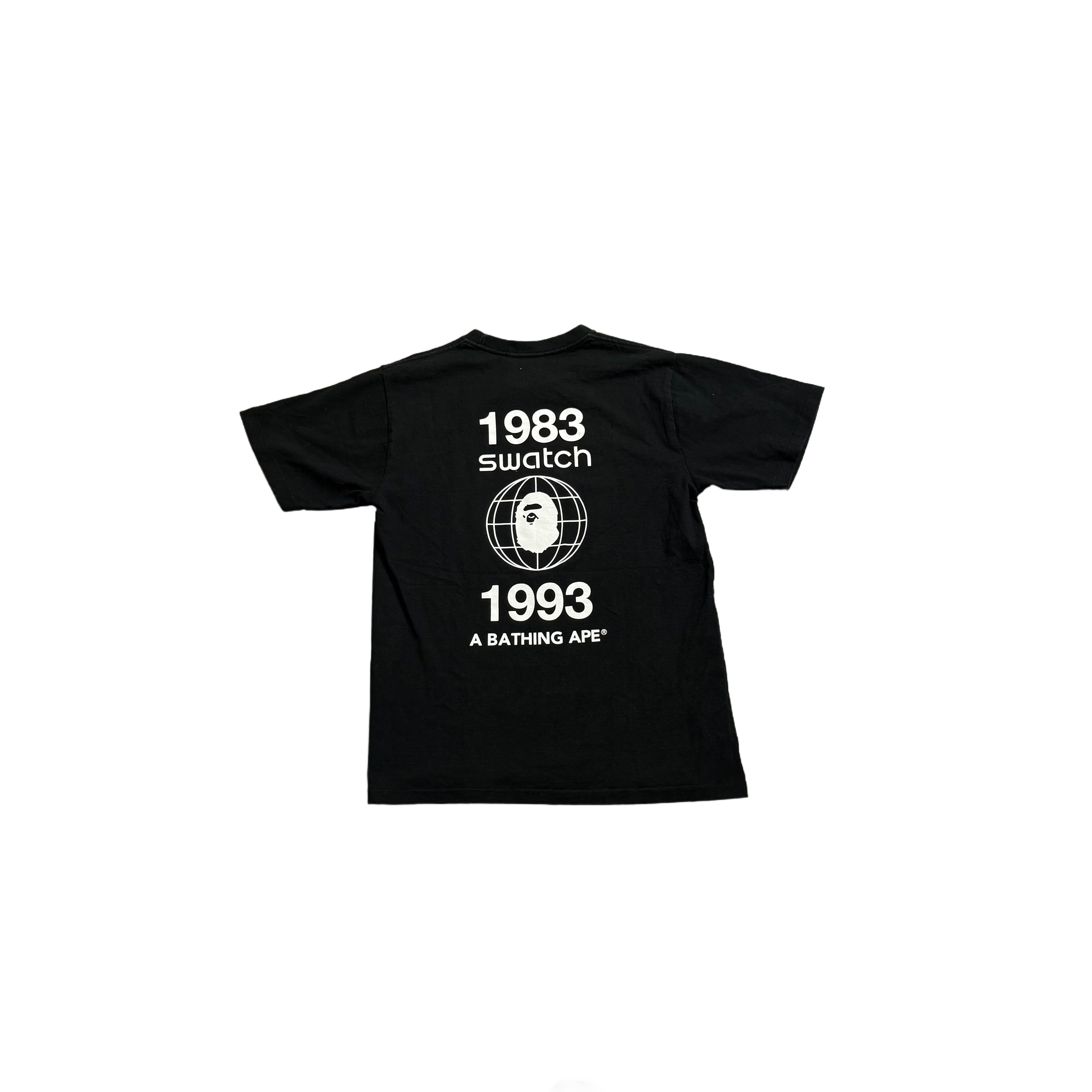 Black A Bathing Ape (BAPE) x Swatch Tee - M