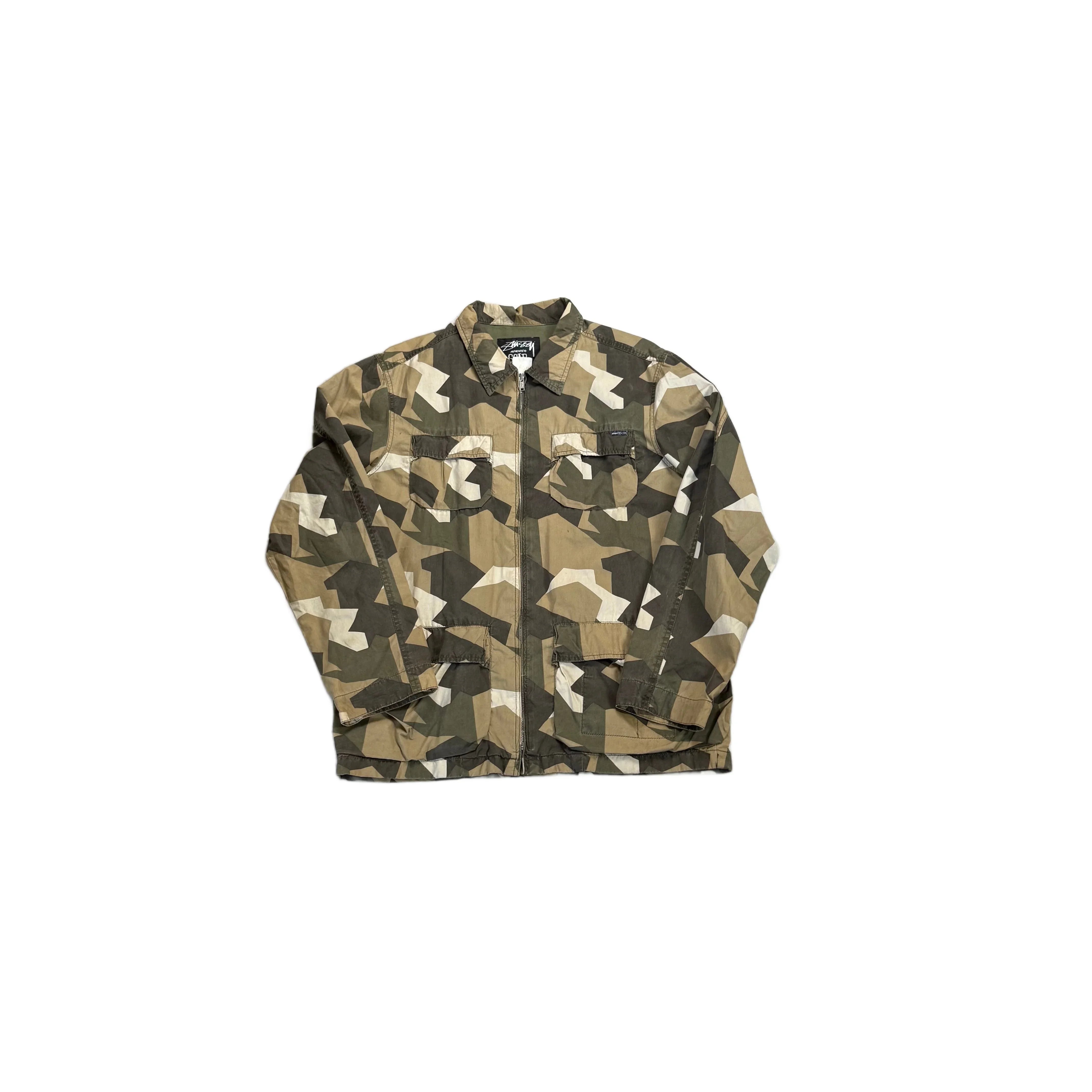Camo Stussy Jacket - M